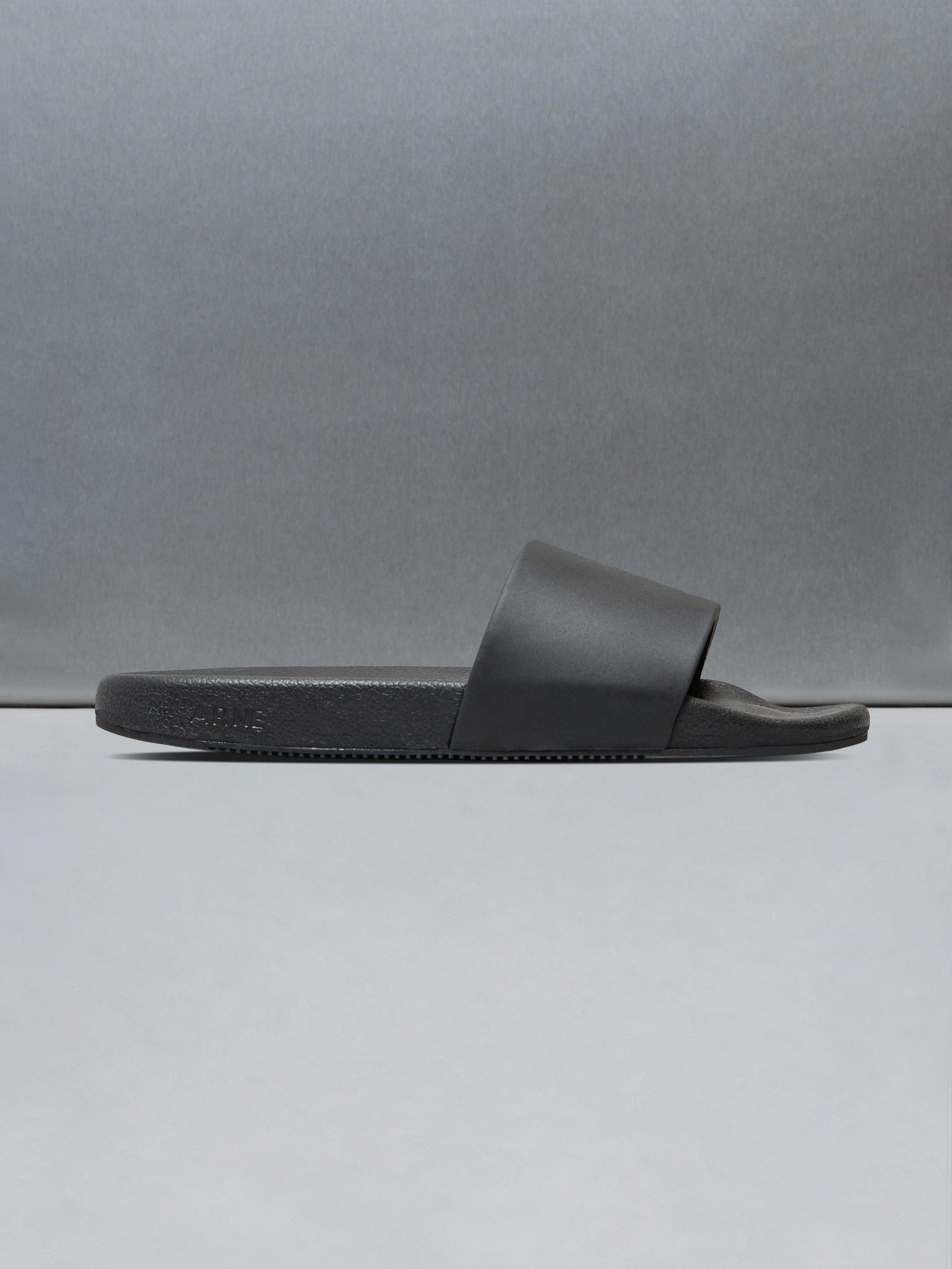 Mens Essential Slides in Black