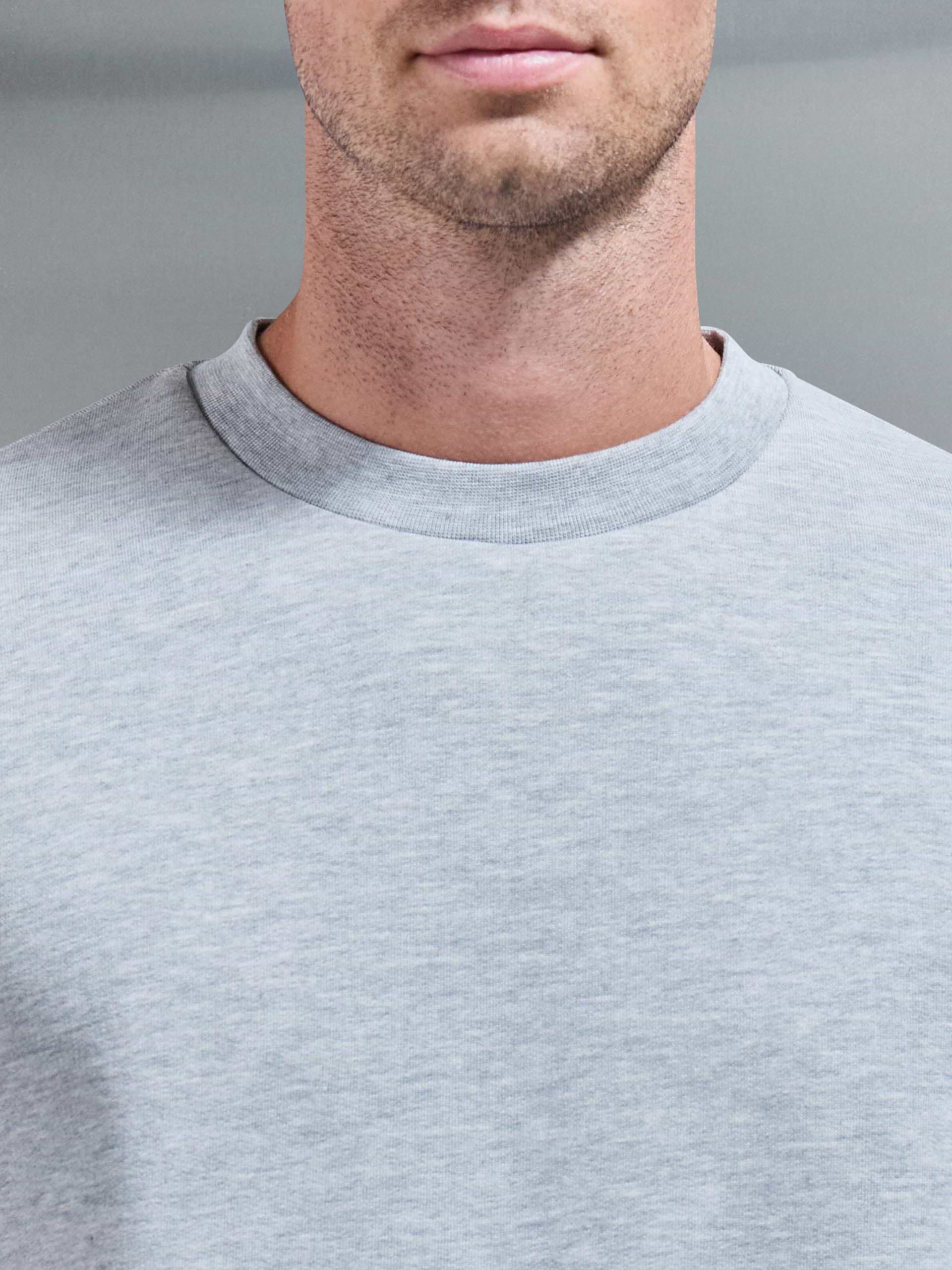 Essential Sweatshirt in Marl Grey
