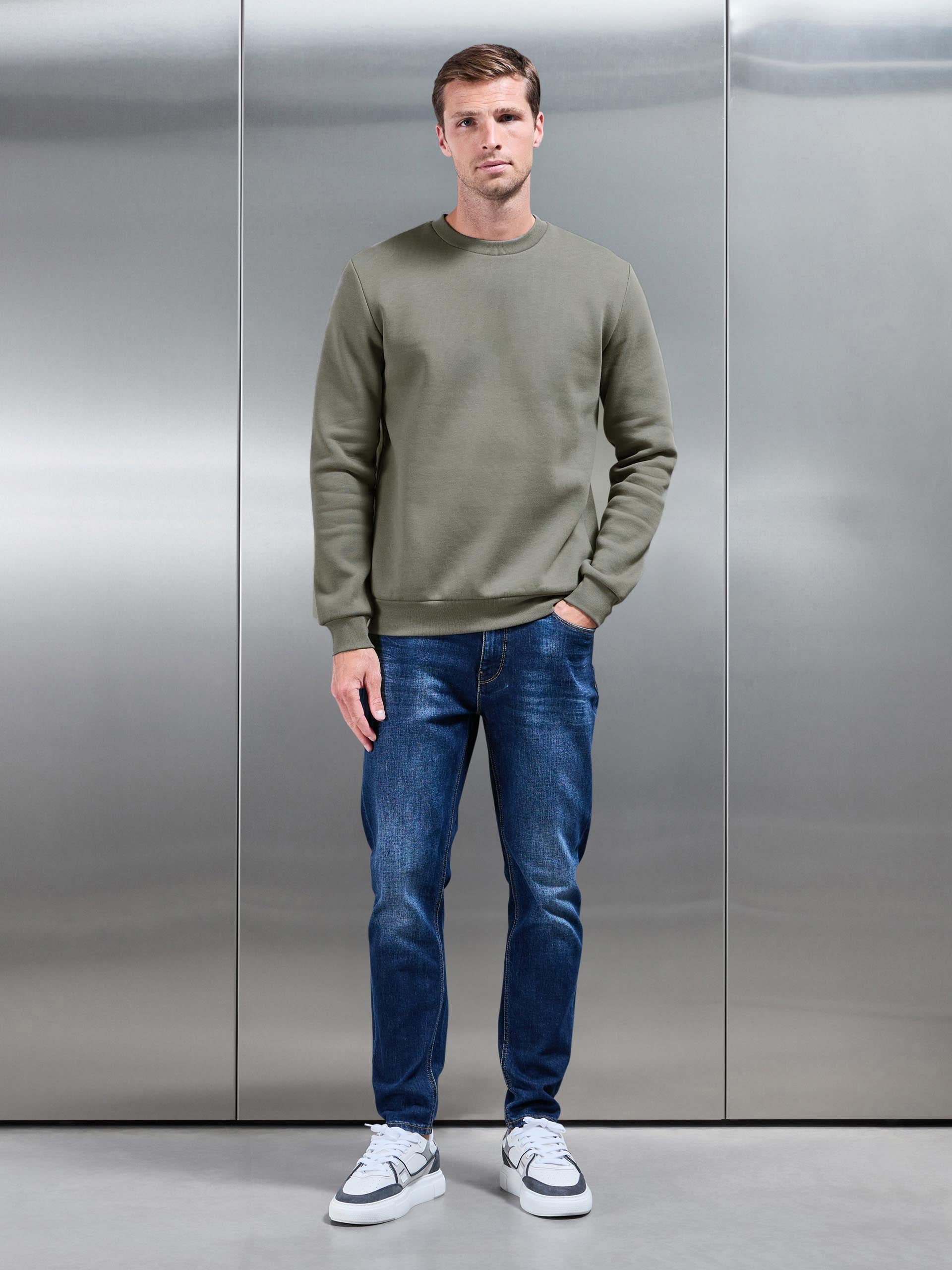 Mens Essential Sweatshirt in Sage
