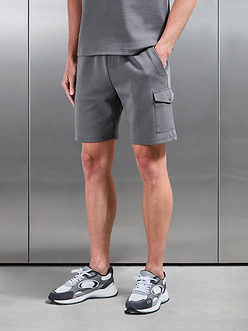 Mens Everyday Luxe Hybrid Cargo Short in Grey