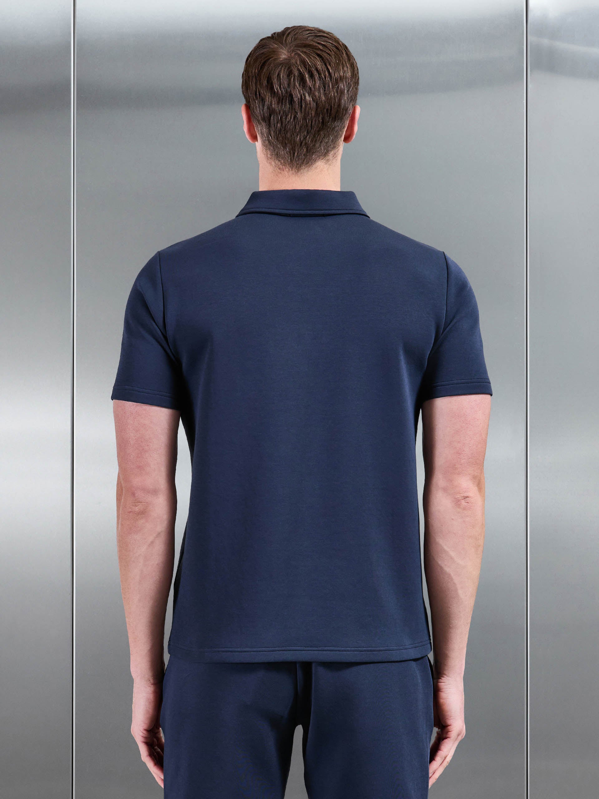 Mens Everyday Luxe Polo Shirt in Navy