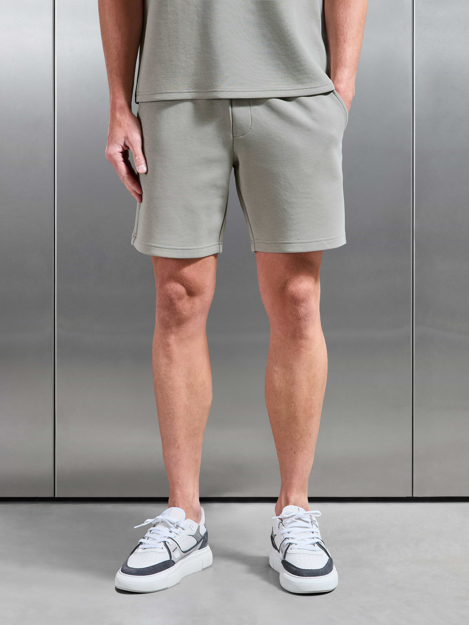 Everyday Luxe Relaxed Short in Stone