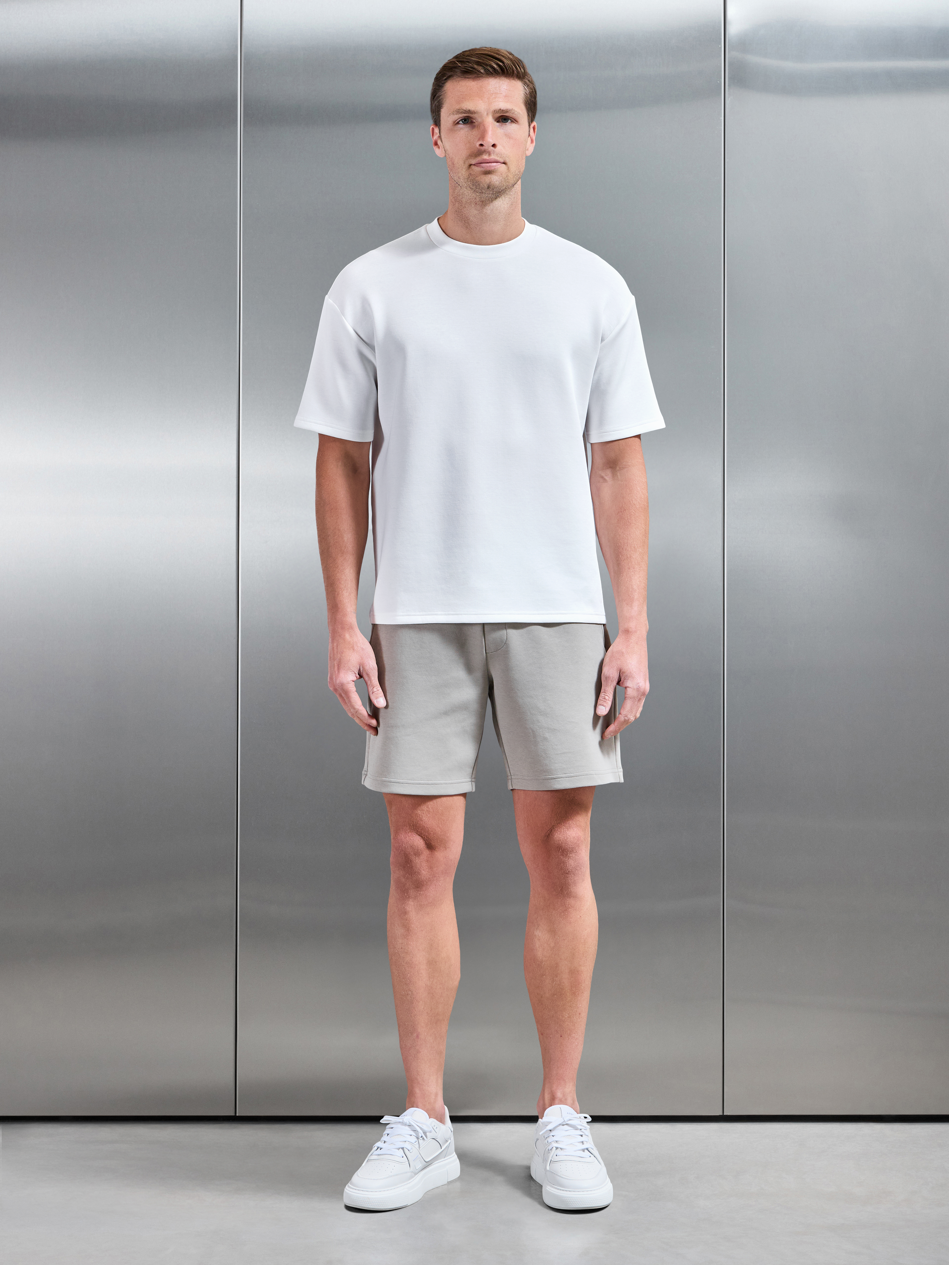 Mens Everyday Luxe Relaxed T-Shirt in White