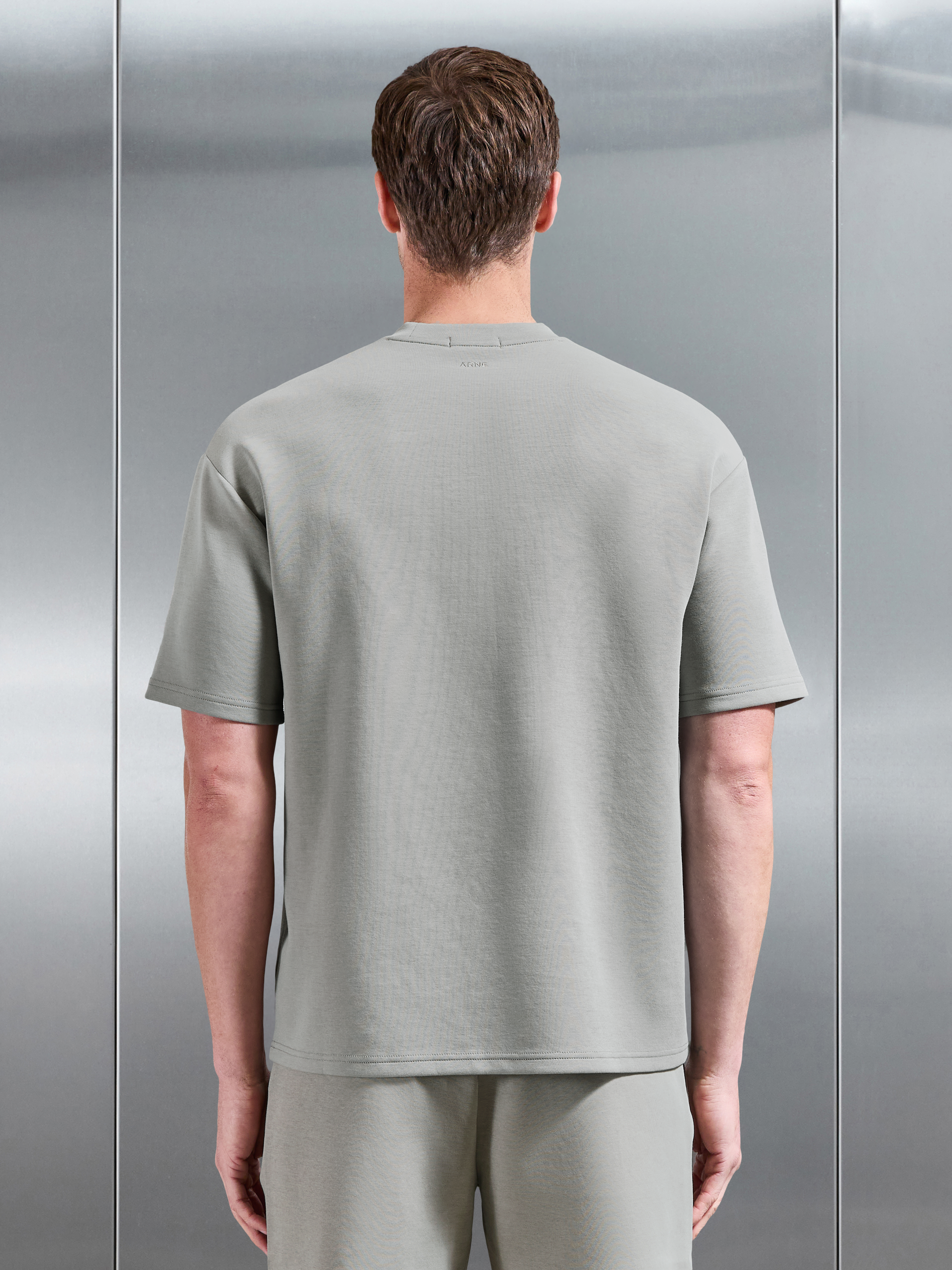 Mens Everyday Luxe Relaxed T-Shirt in Stone