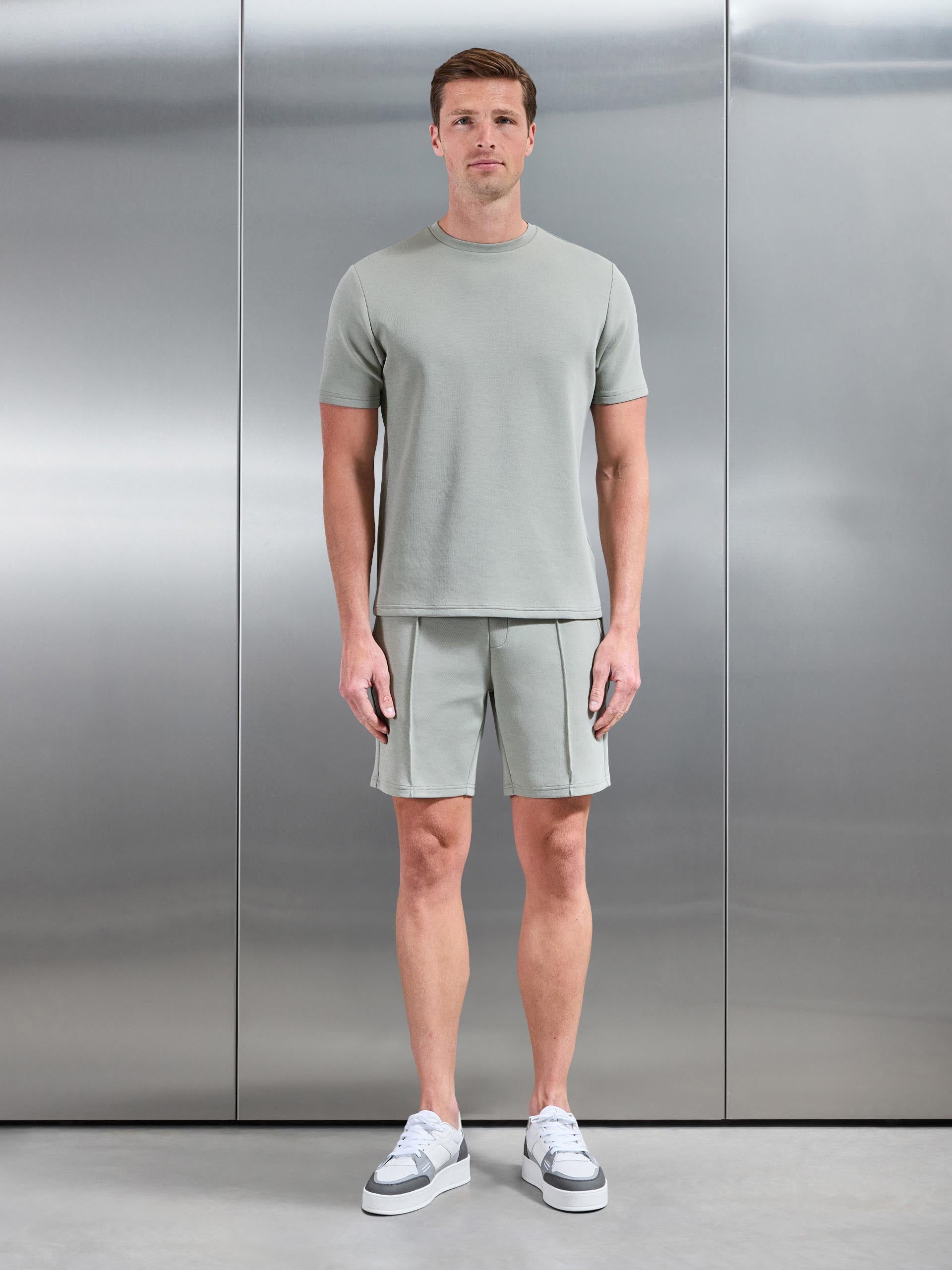 Mens Everyday Luxe Short in Light Sage