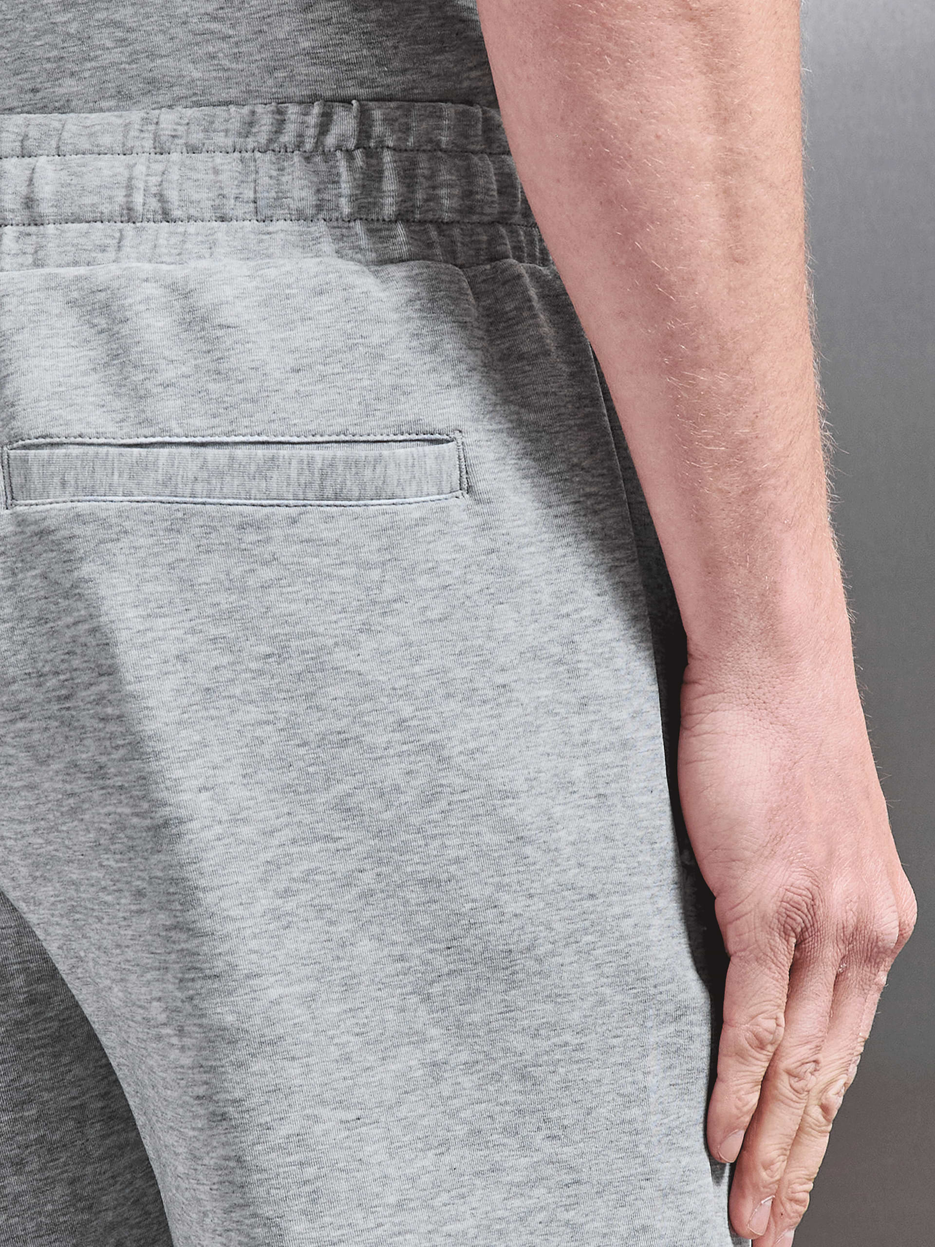 Everyday Luxe Short in Marl Grey