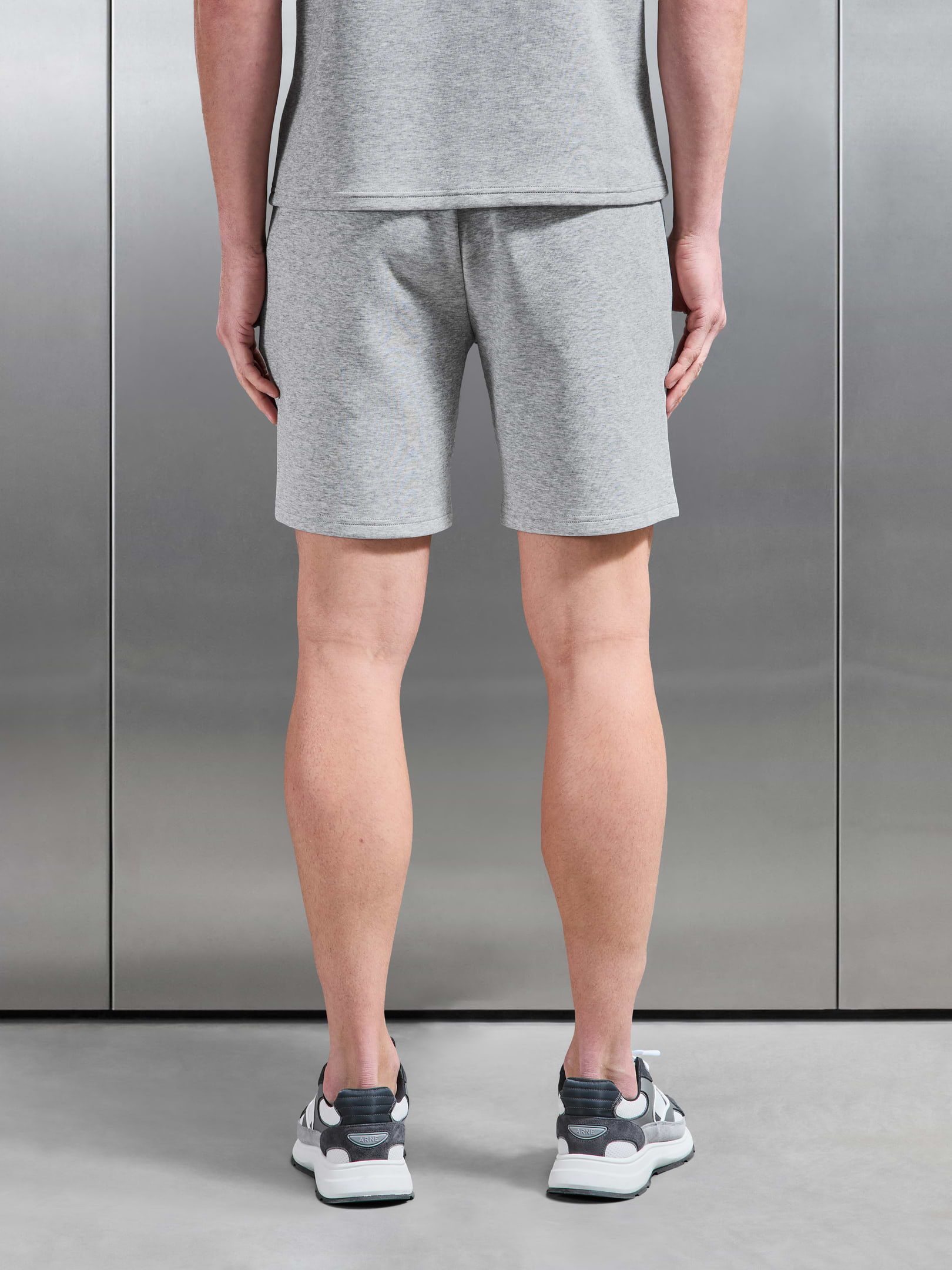 Everyday Luxe Short in Marl Grey
