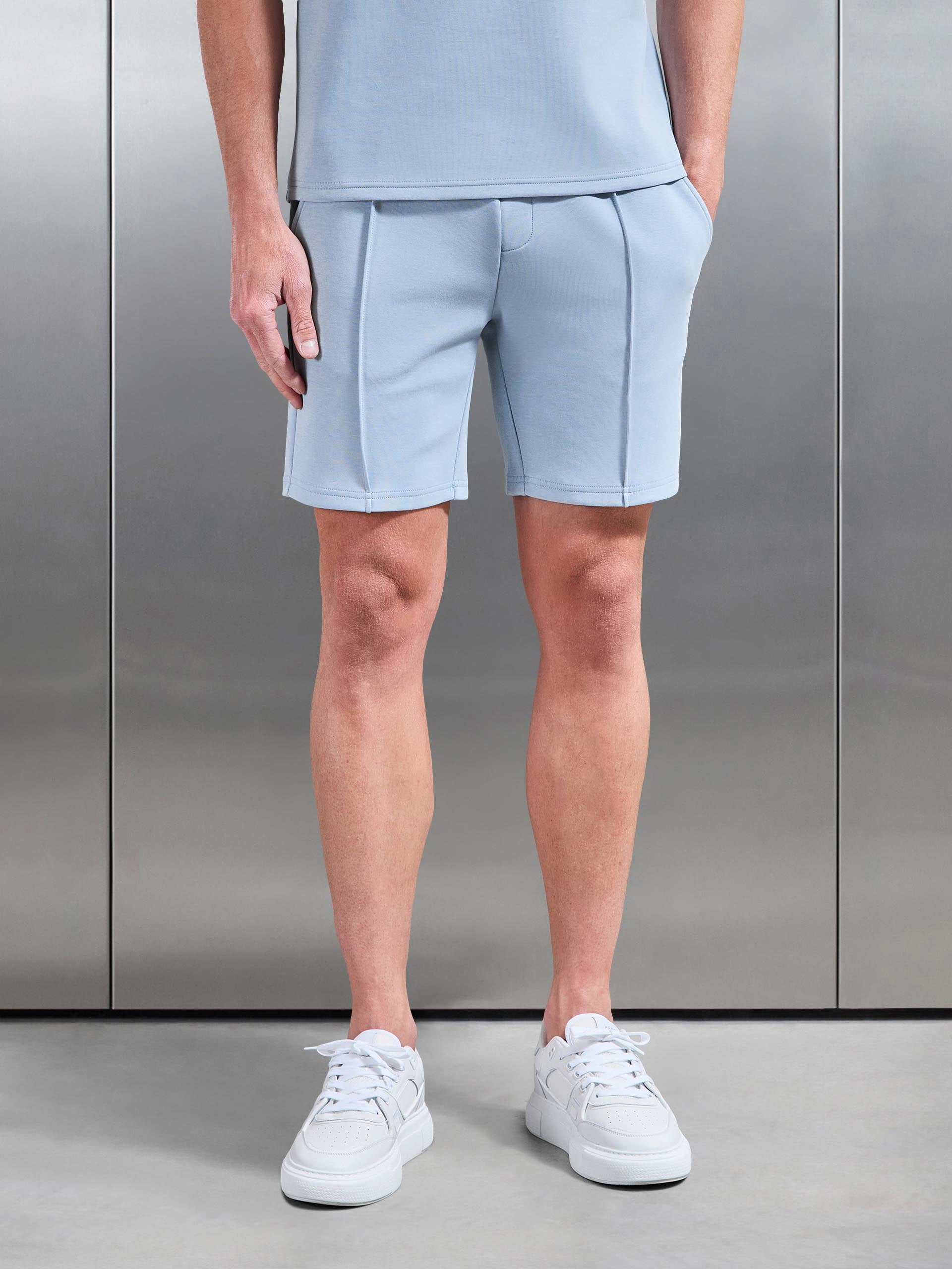 Mens Everyday Luxe Short in Soft Blue