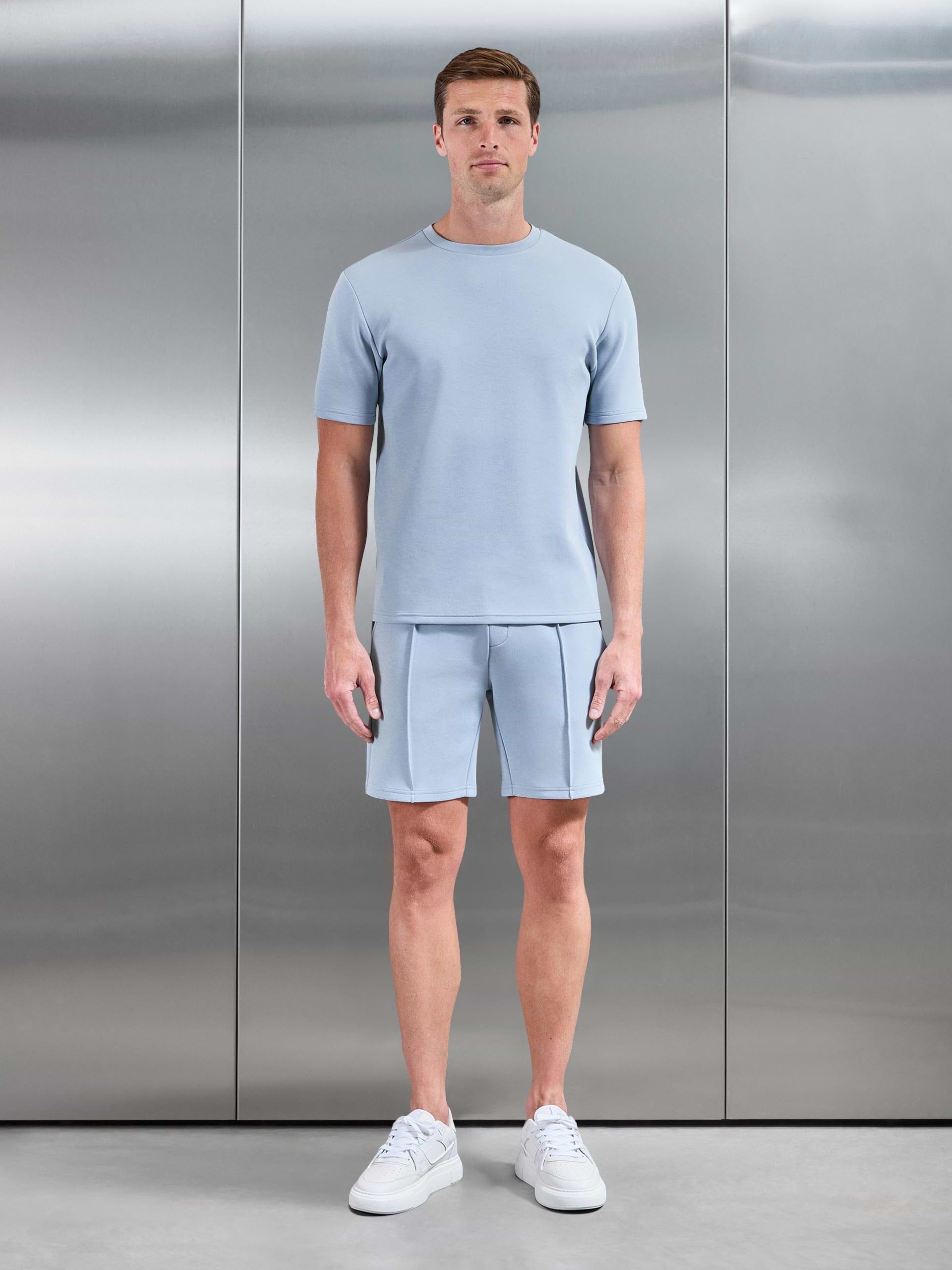 Mens Everyday Luxe Short in Soft Blue