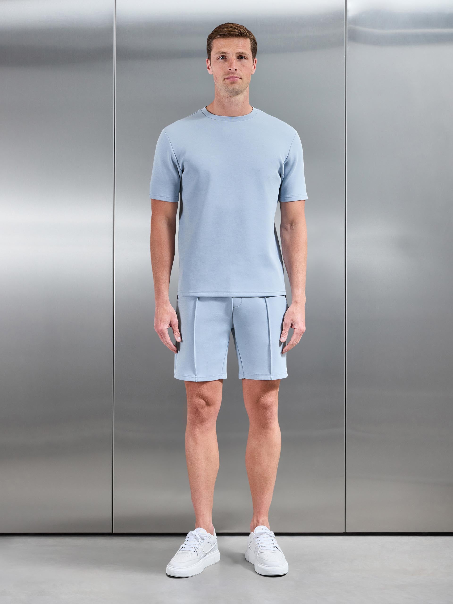 Mens Everyday Luxe Short in Soft Blue