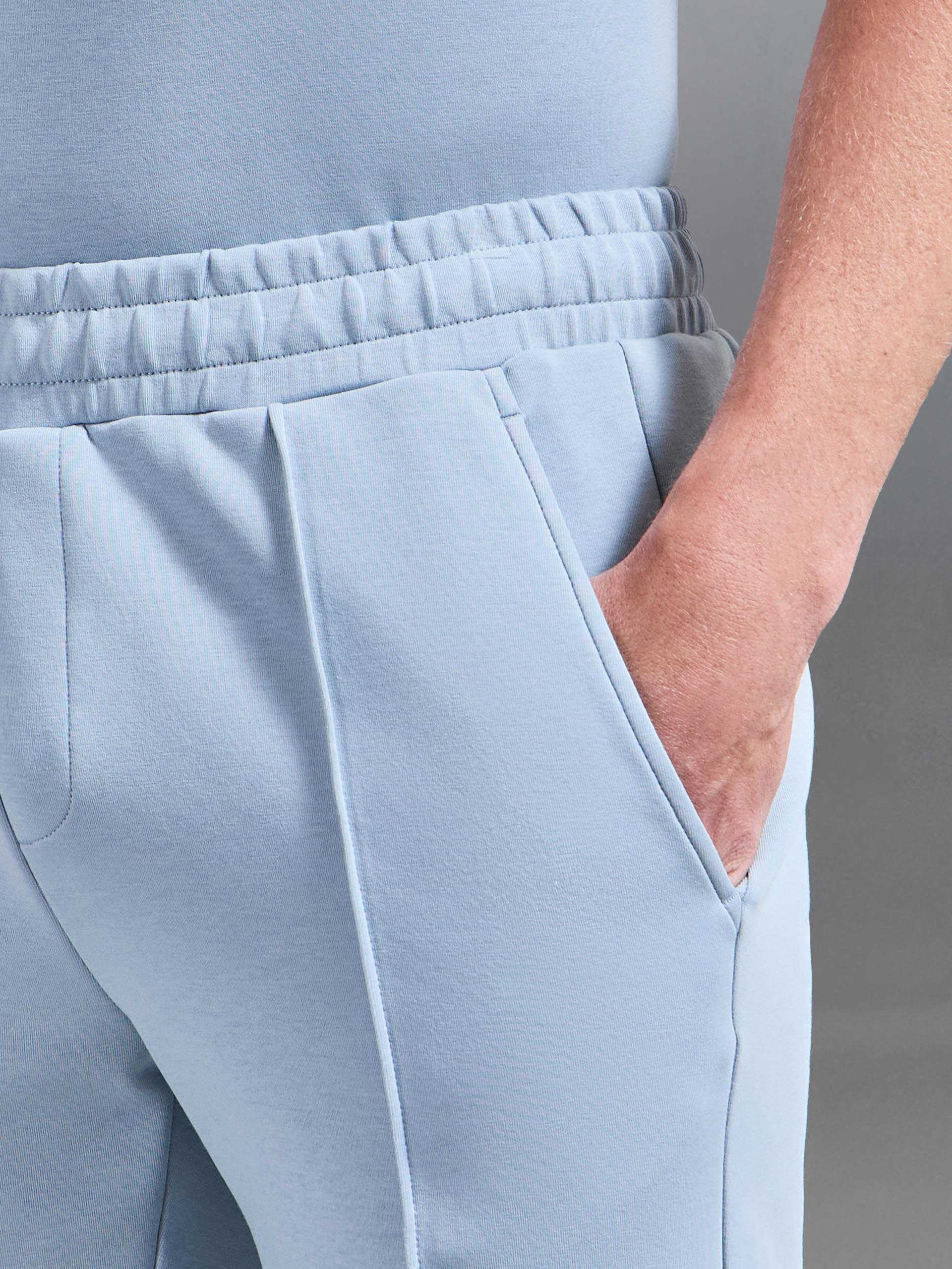 Mens Everyday Luxe Short in Soft Blue