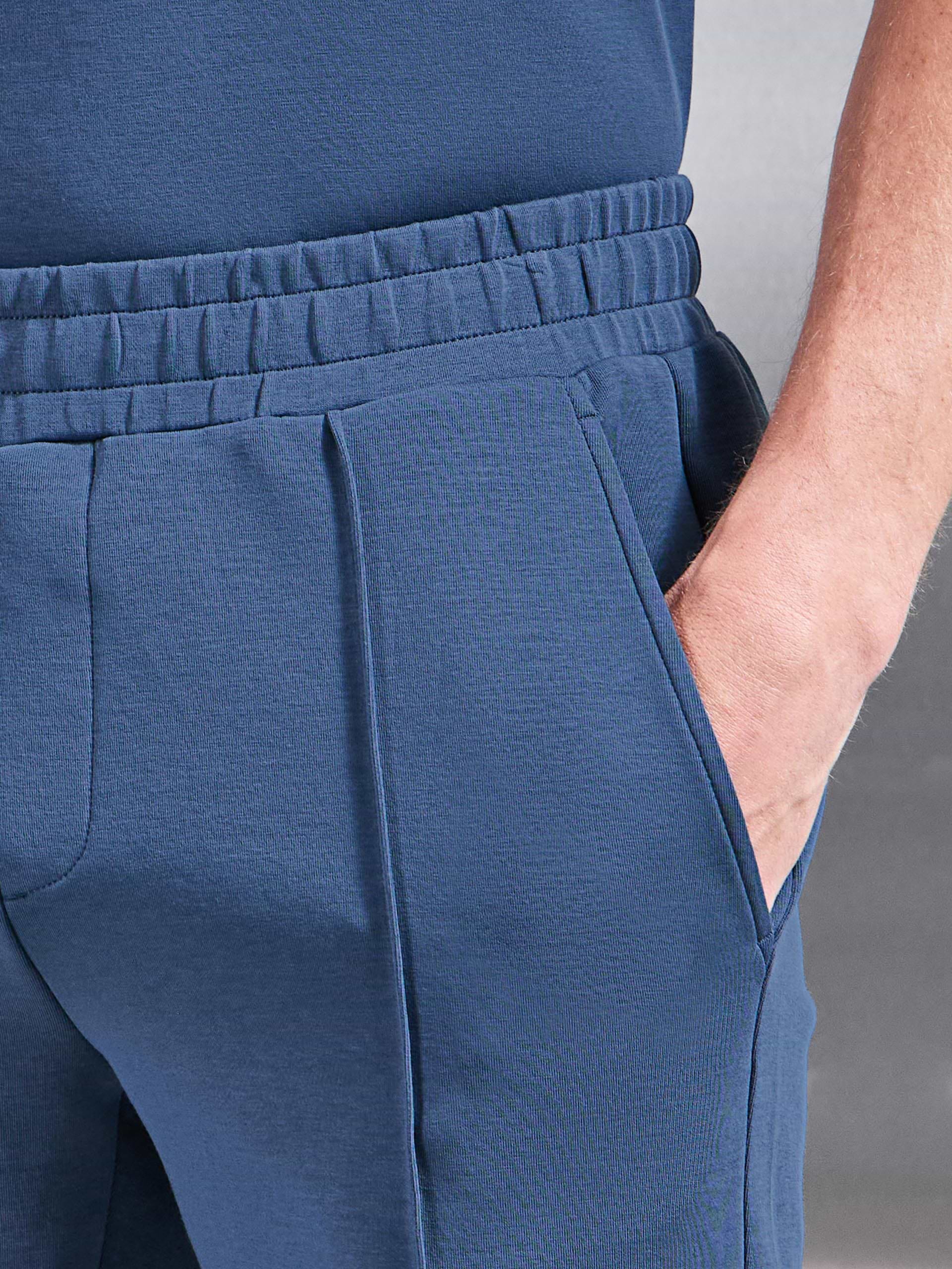 Everyday Luxe Short in Steel Blue