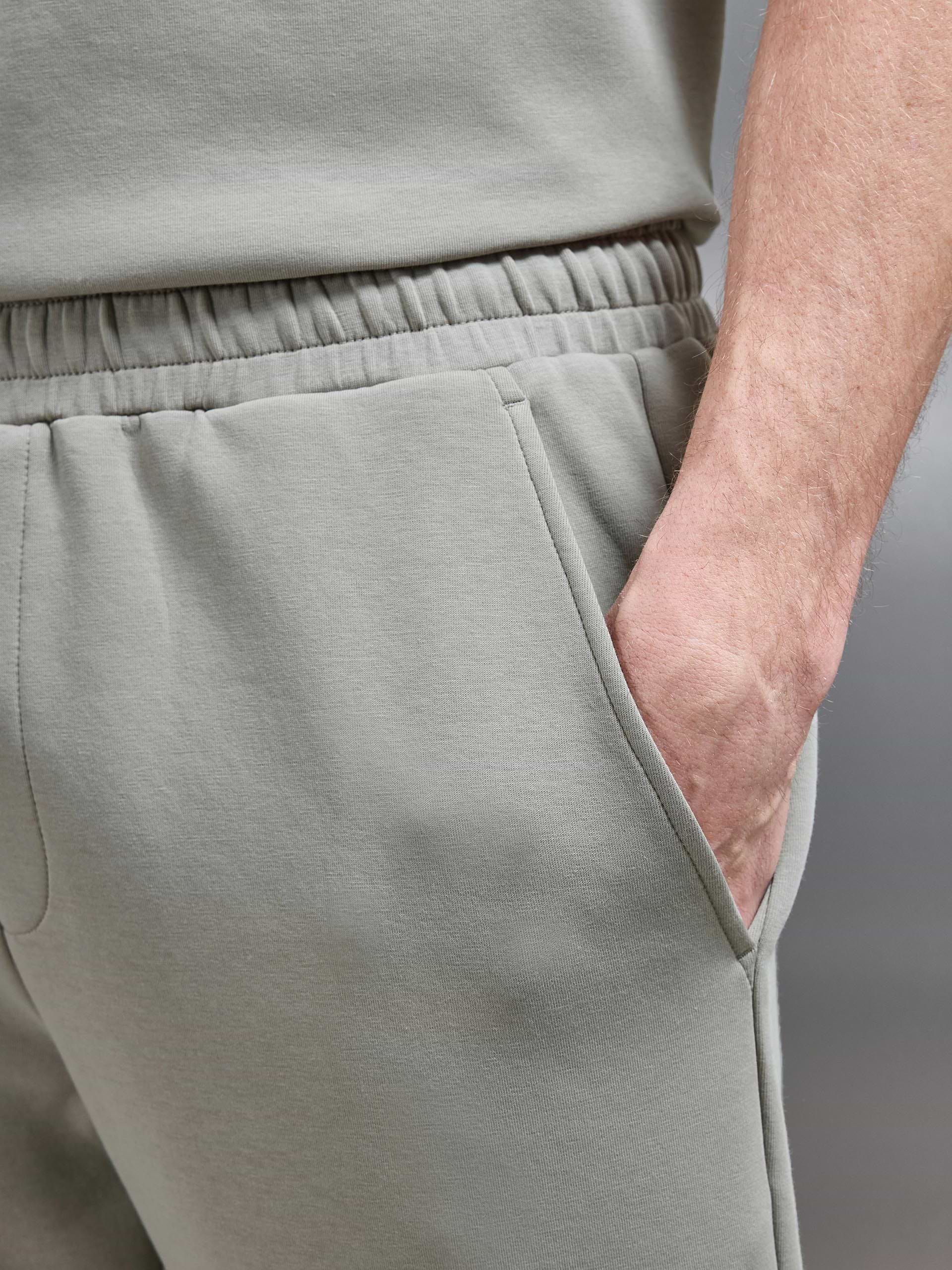 Everyday Luxe Straight Leg Jogger in Stone