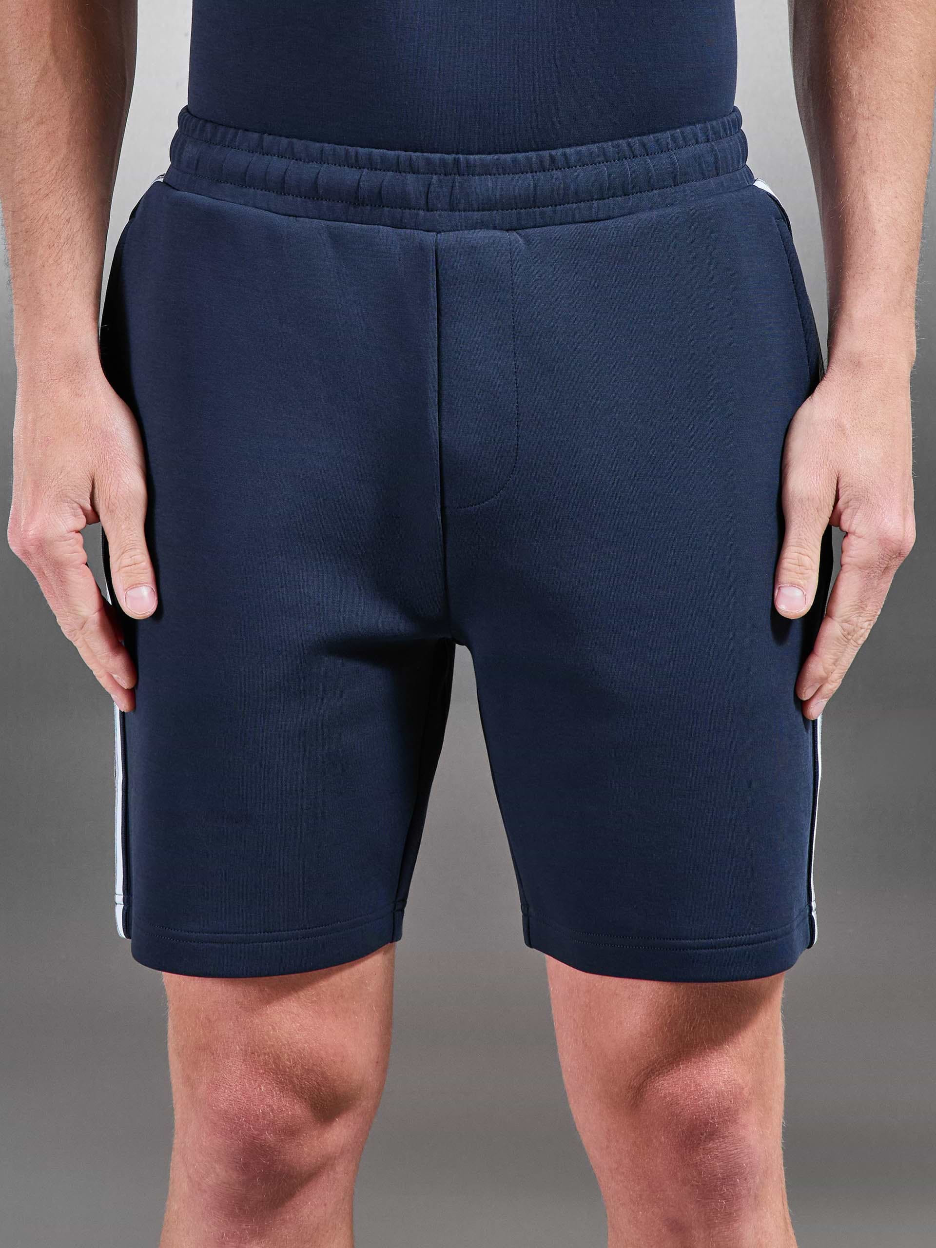 Everyday Luxe Stripe Short in Navy