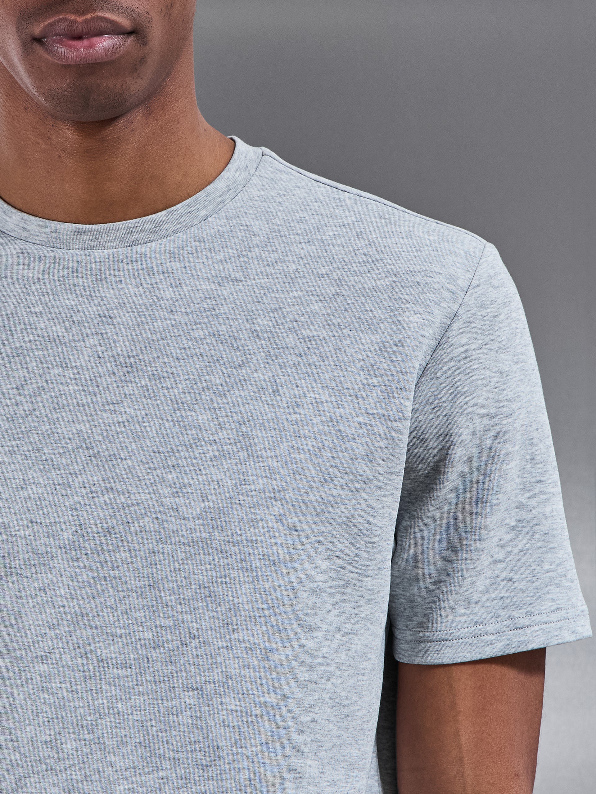 Mens Everyday Luxe T-Shirt in Marl Grey