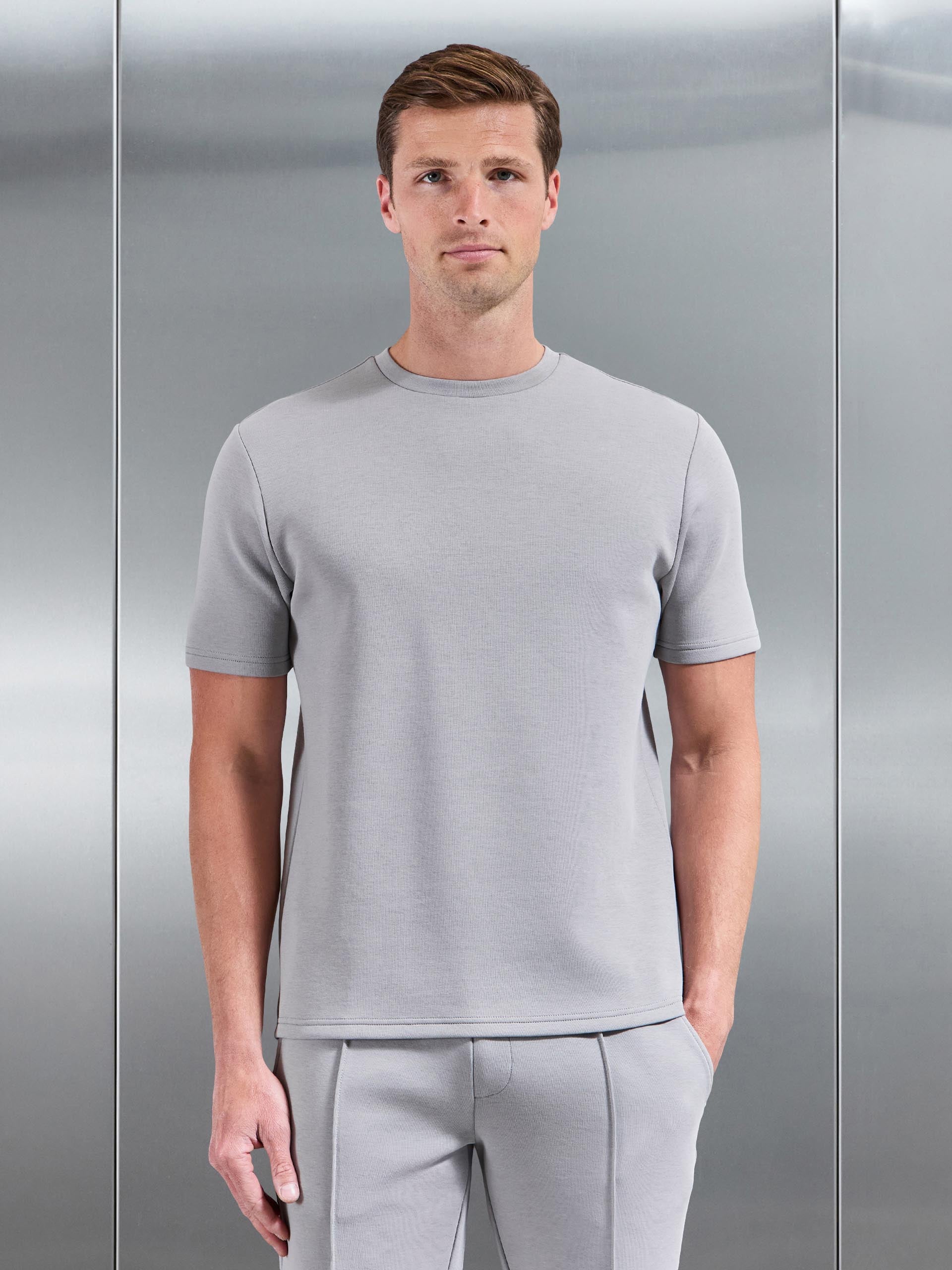 Mens Everyday Luxe T-Shirt in Mid Grey