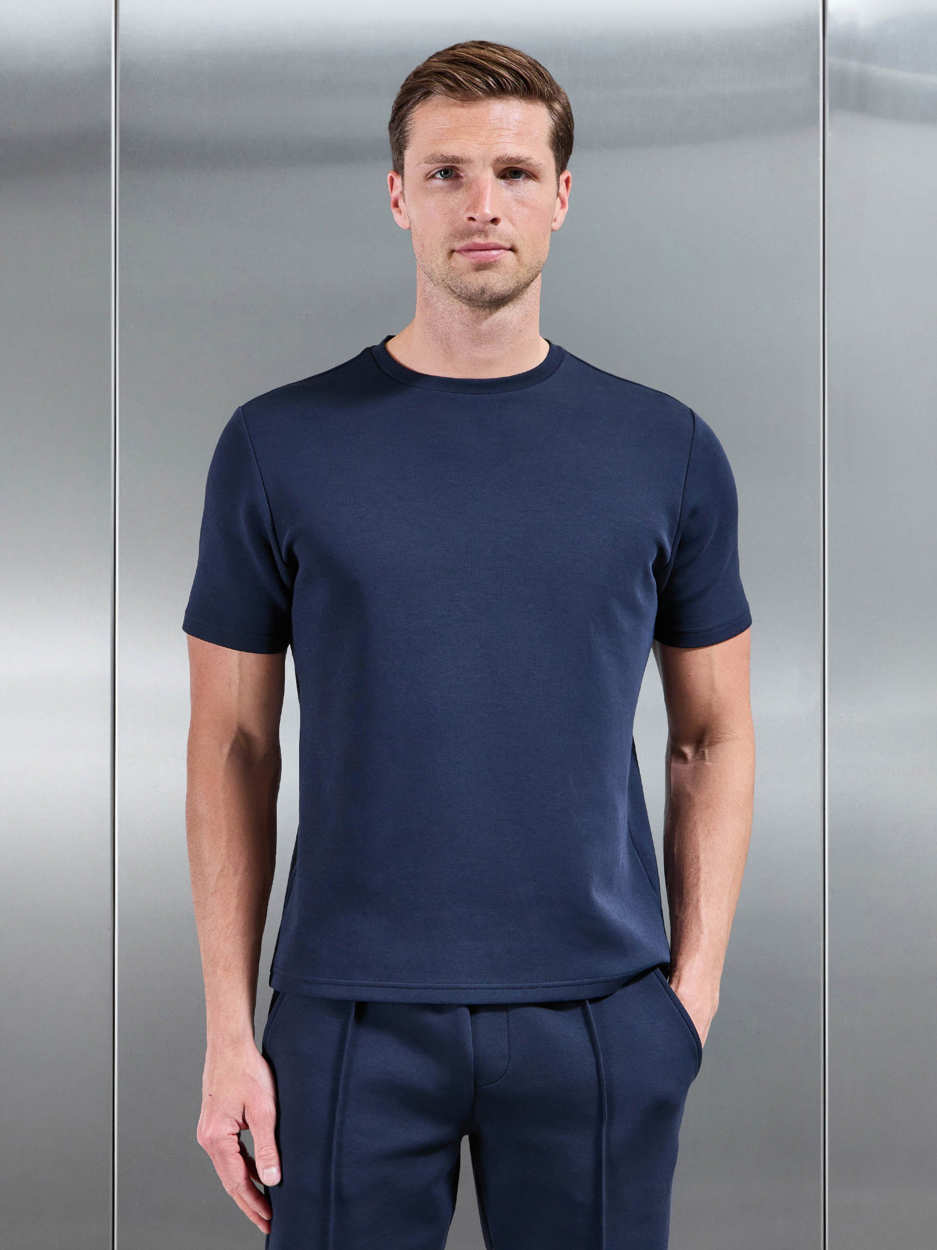 Mens Everyday Luxe T-Shirt in Navy