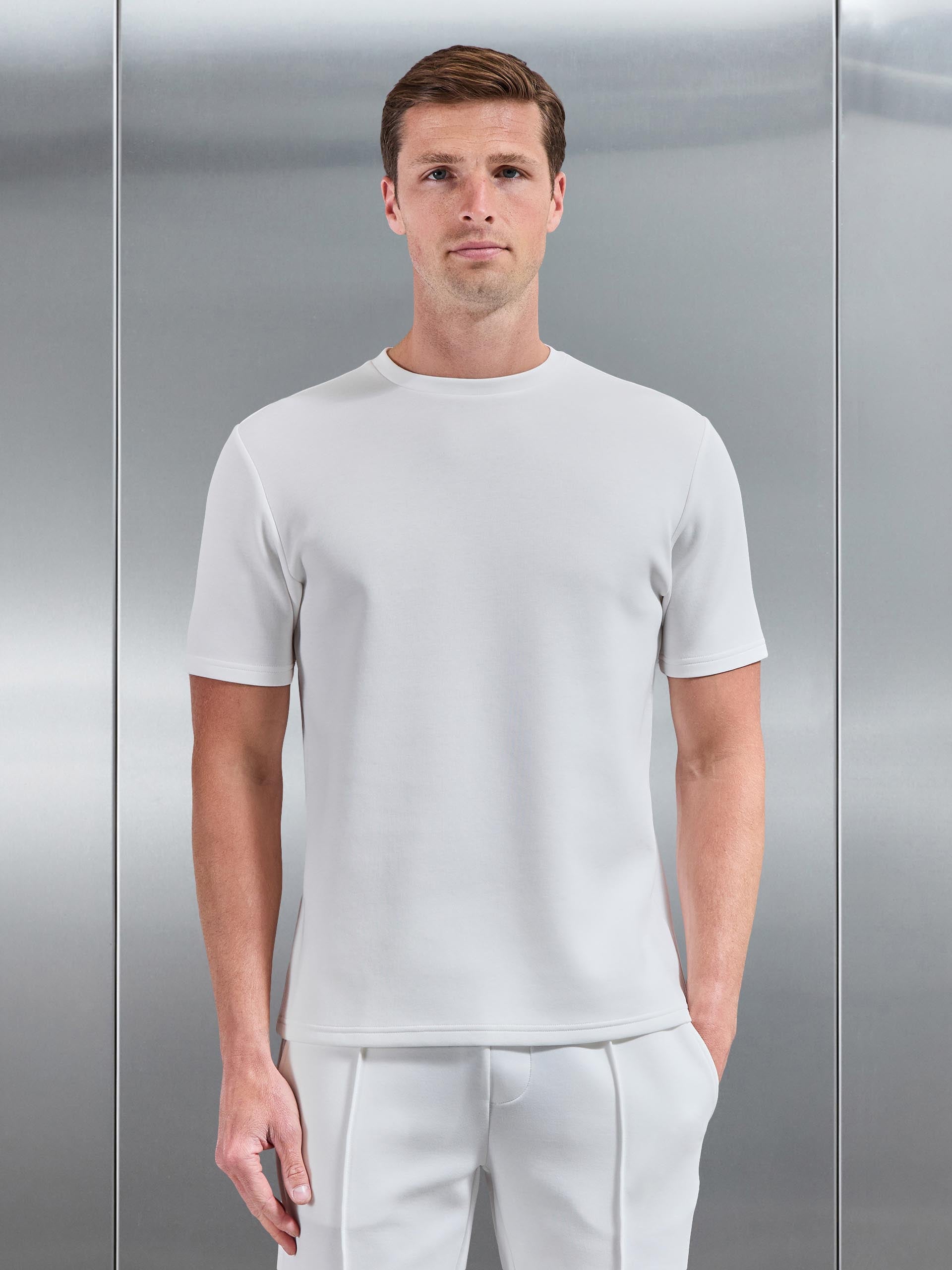 Mens Everyday Luxe T-Shirt in Off White