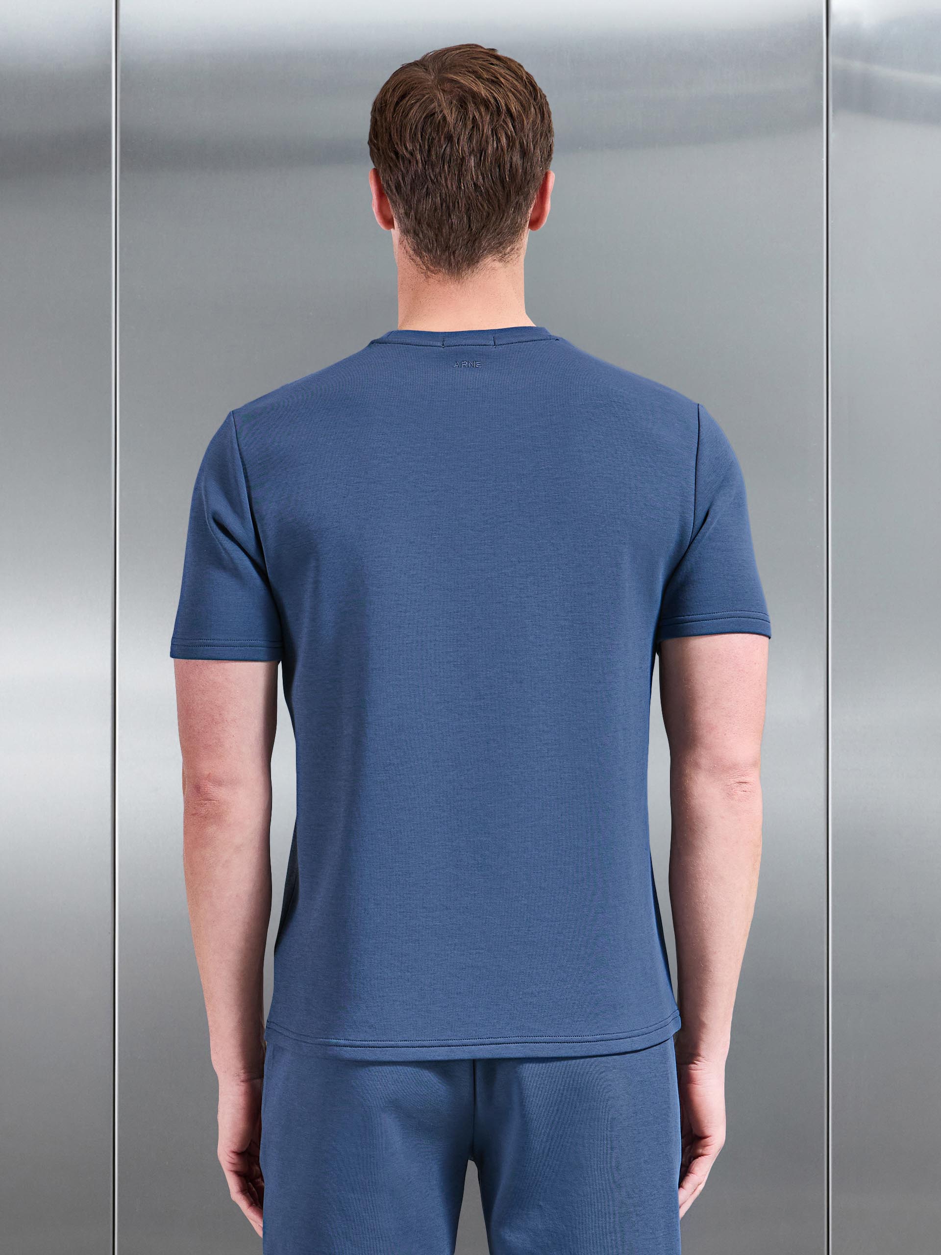Mens Everyday Luxe T-Shirt in Steel Blue