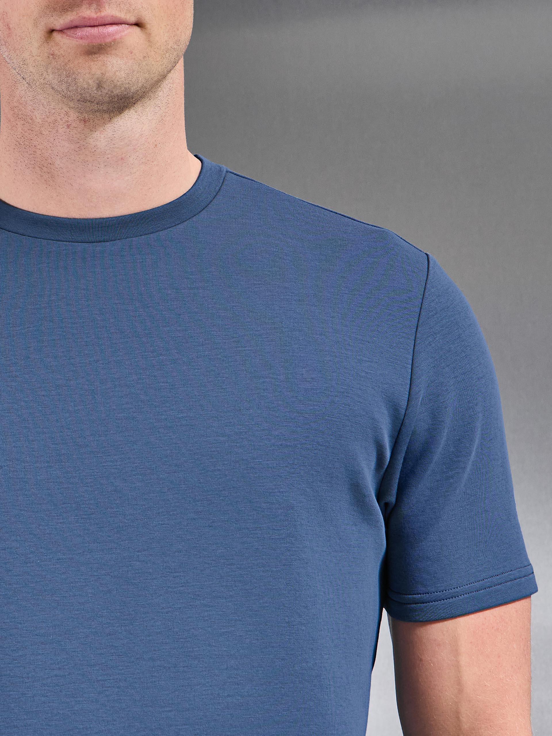 Mens Everyday Luxe T-Shirt in Steel Blue