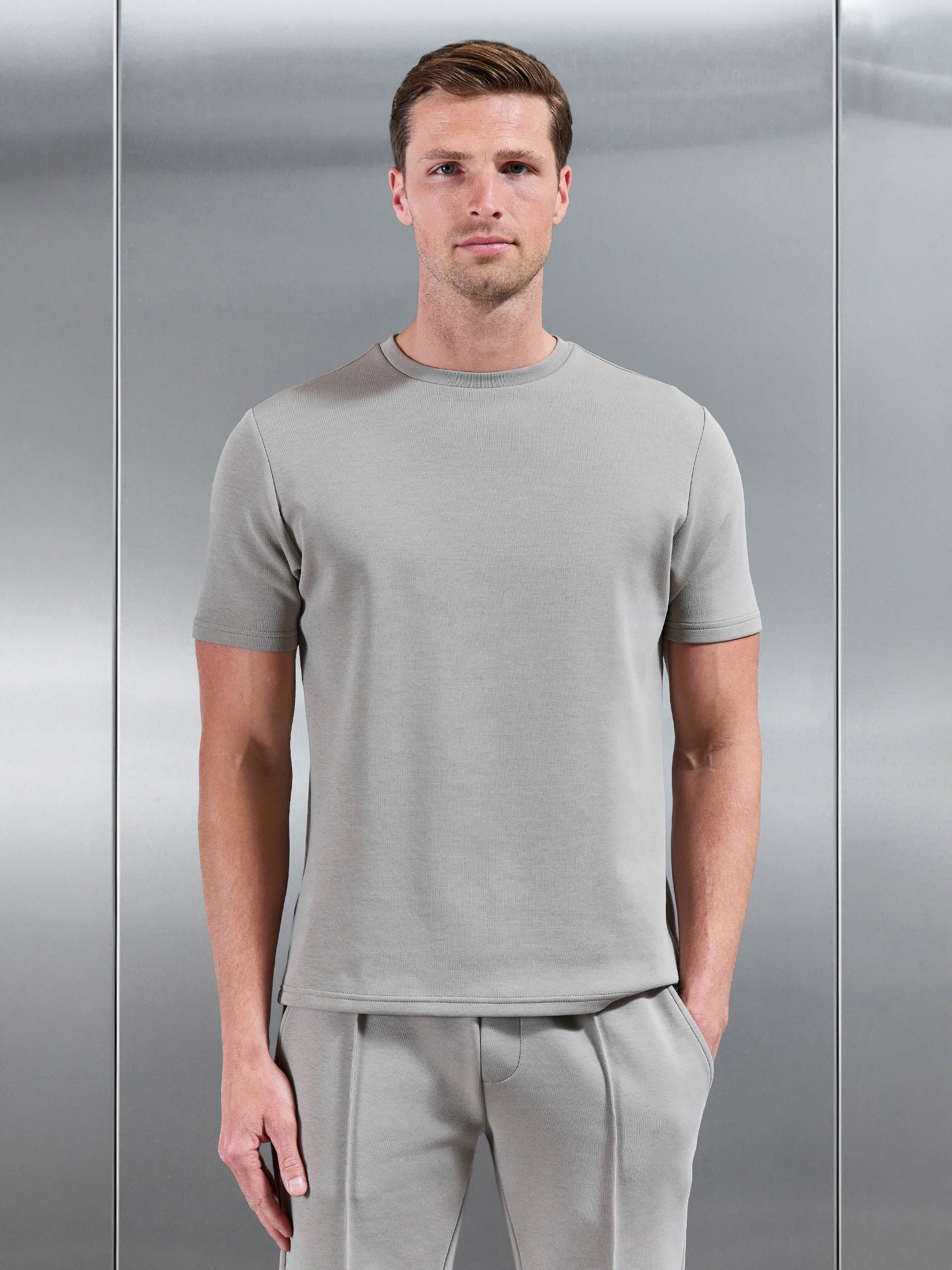 Mens Everyday Luxe T-Shirt in Stone