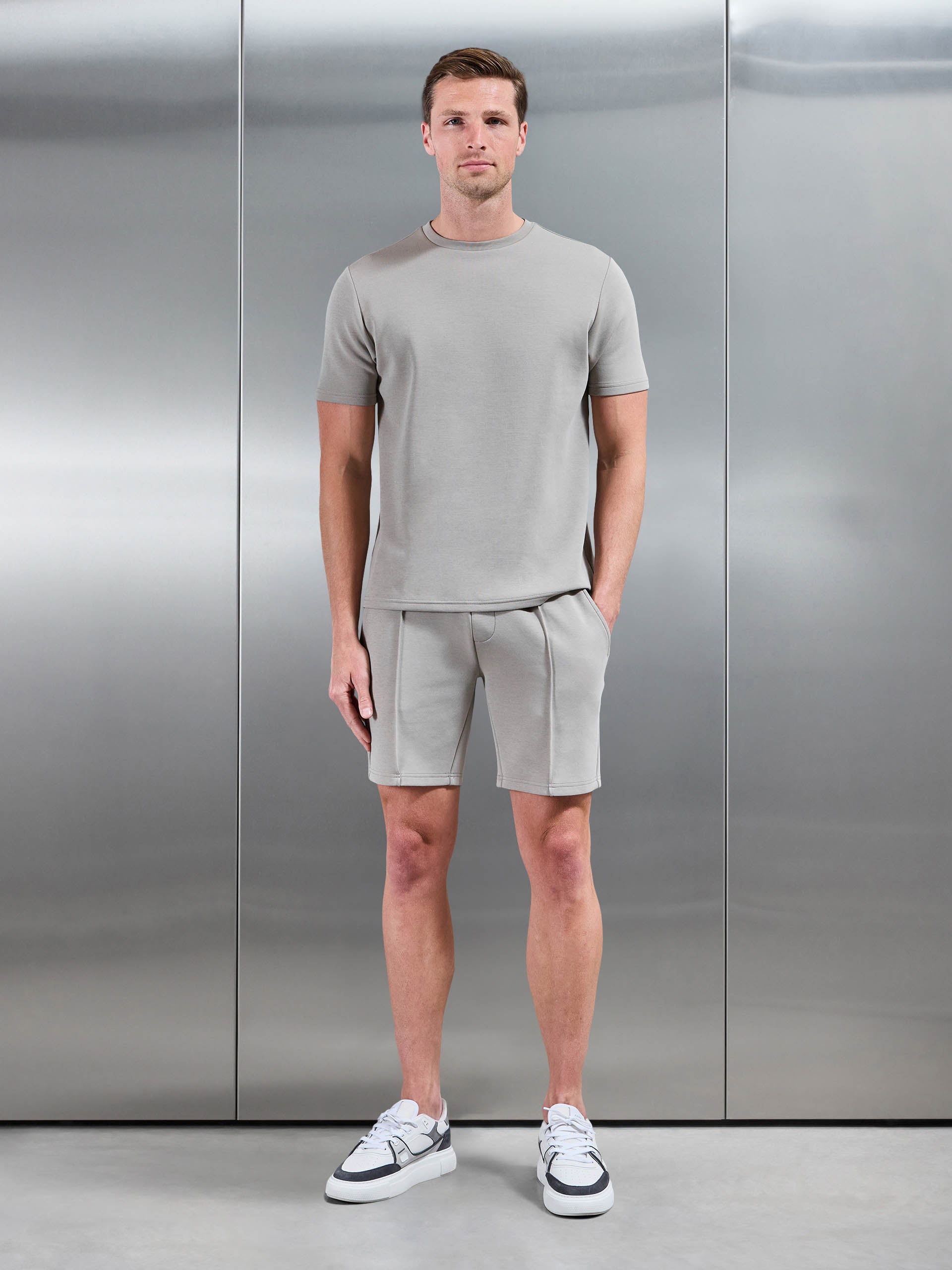 Mens Everyday Luxe T-Shirt in Stone