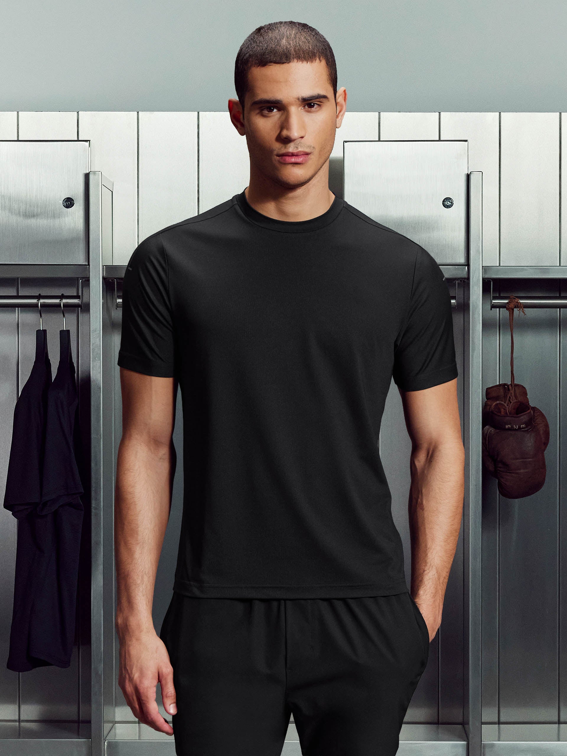Mens Everyday Technical T-Shirt in Black