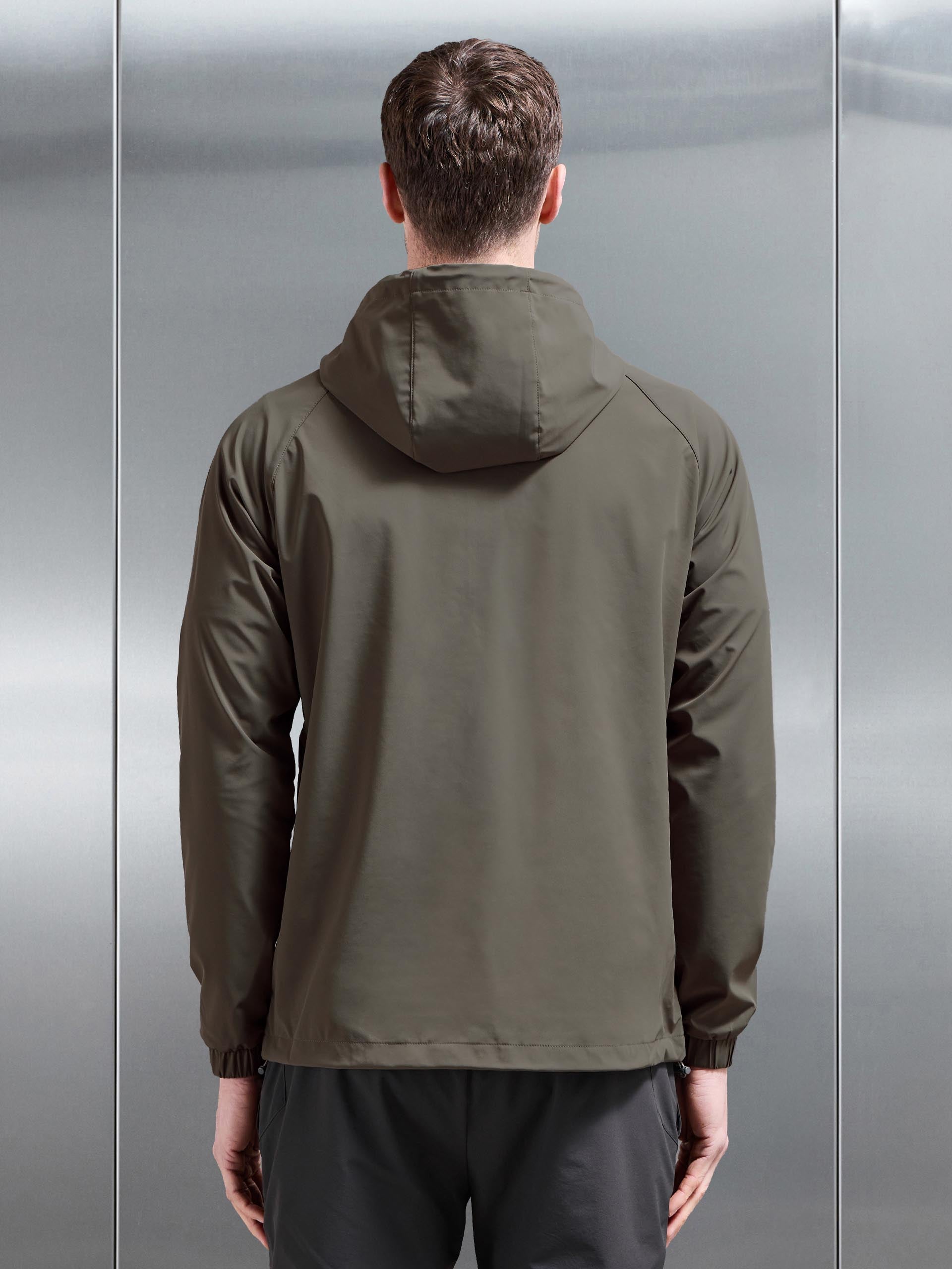 Mens Flex Shell Windbreaker in Olive