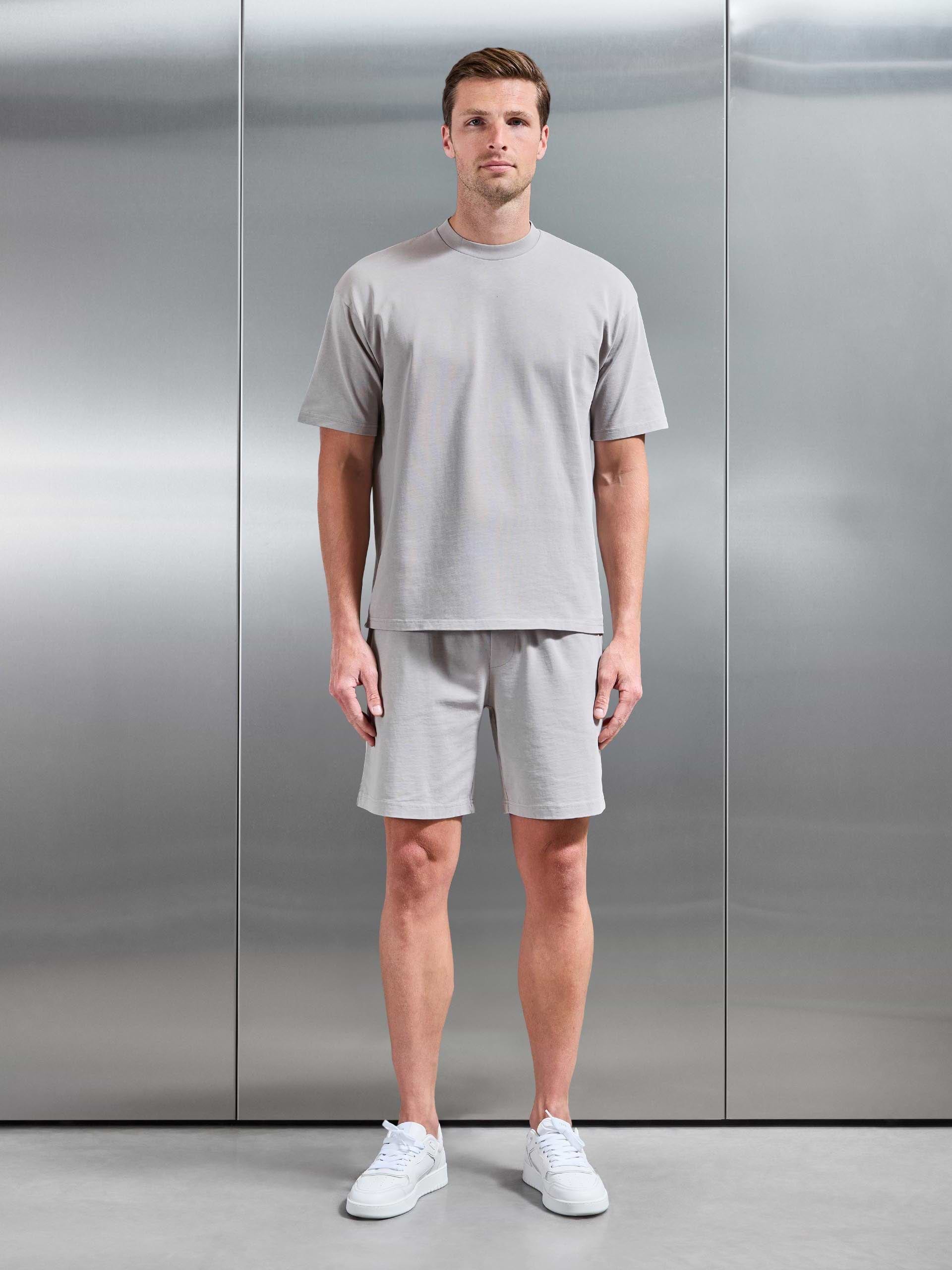 Garment Dye Relaxed Short in Stone
