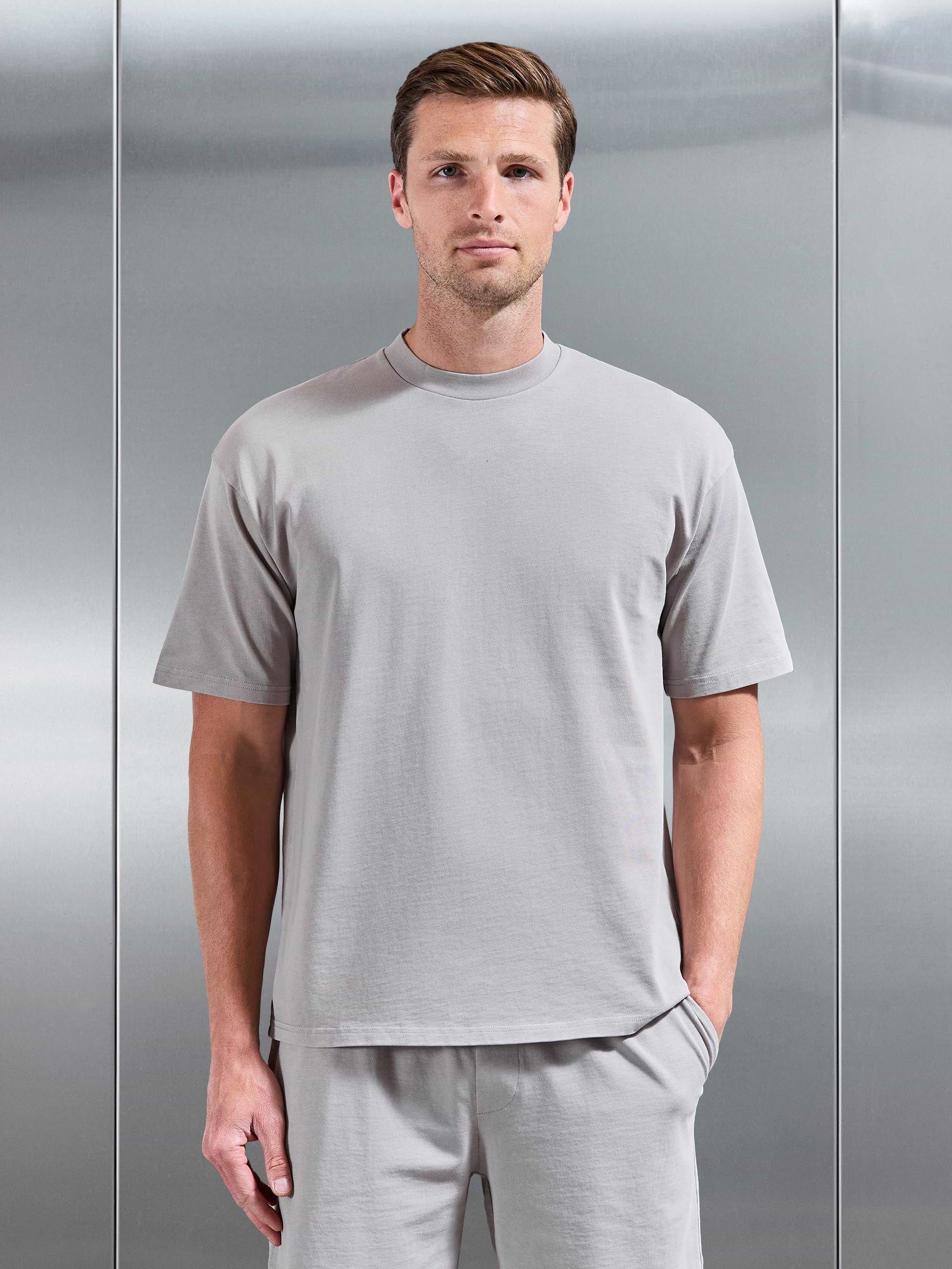 Garment Dye Relaxed T-Shirt in Stone