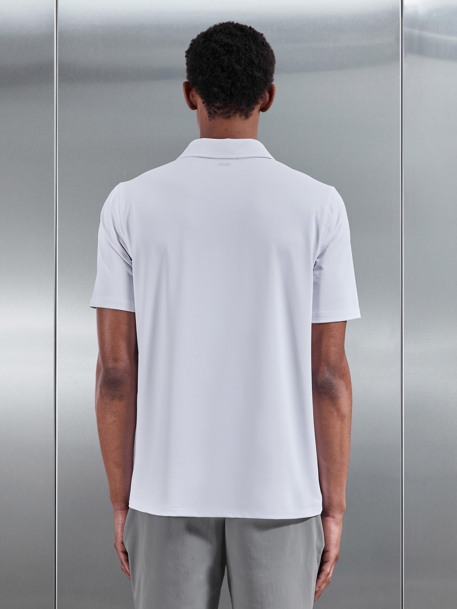 Mens Golf Polo Shirt in White