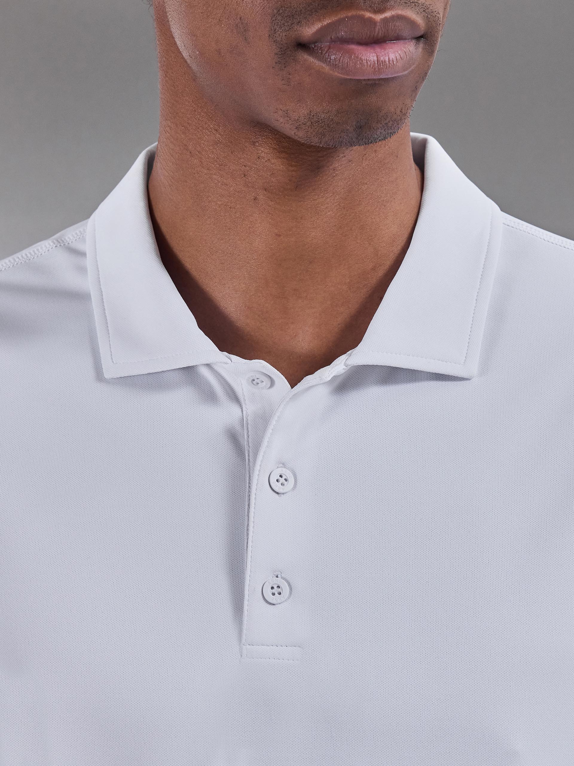 Mens Golf Polo Shirt in White