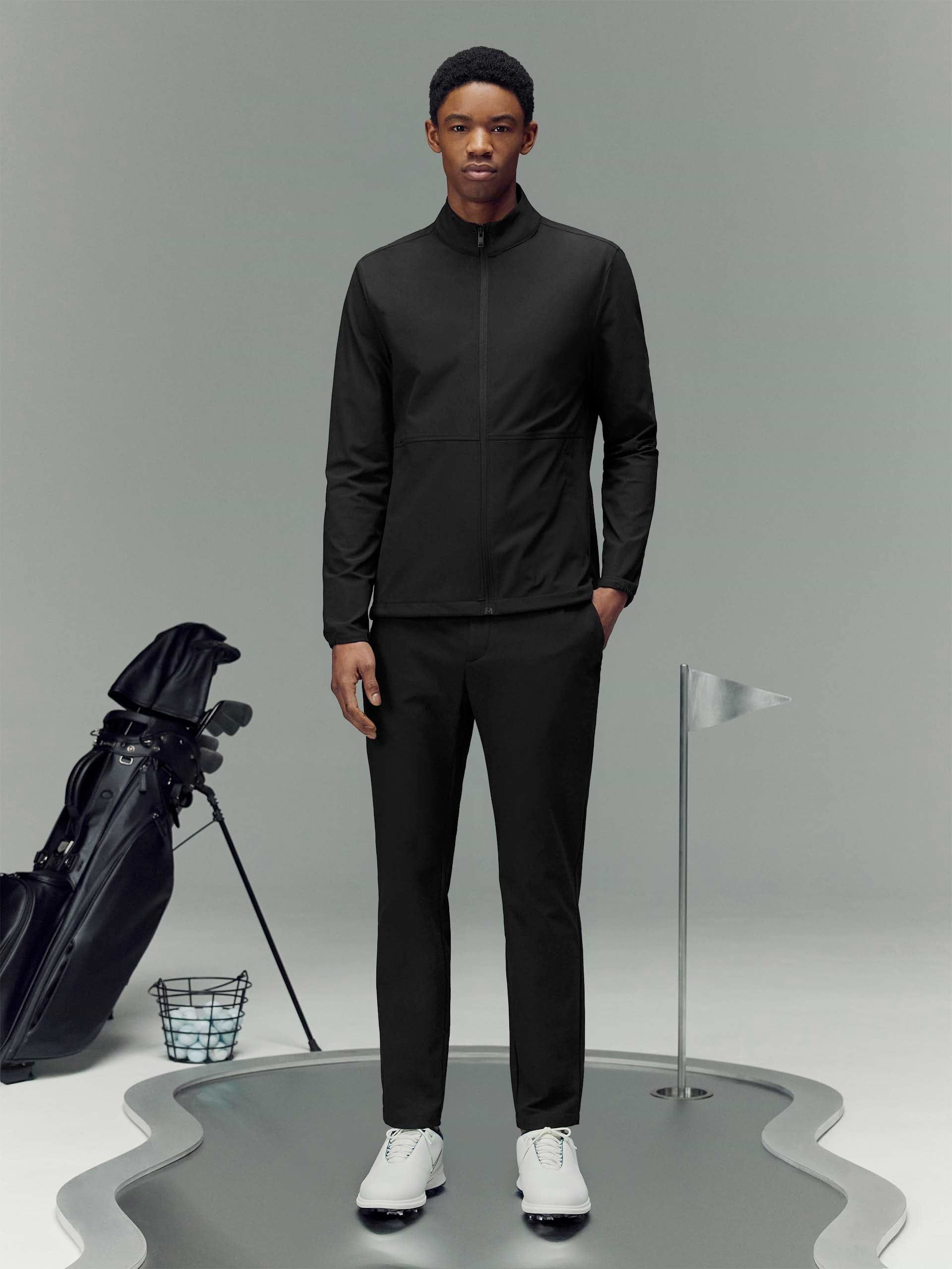 Mens Golf Trouser in Black