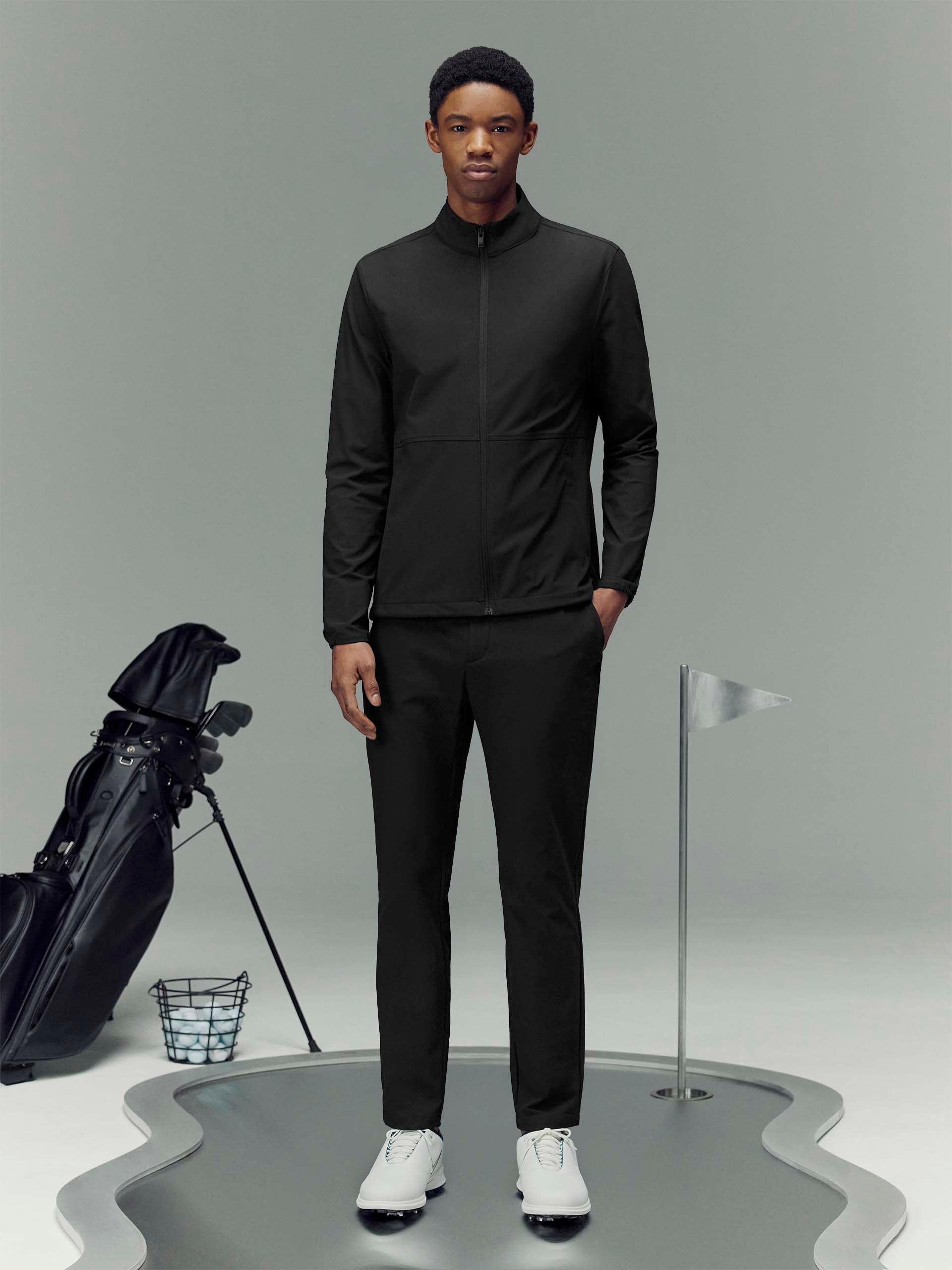 Mens Golf Trouser in Black