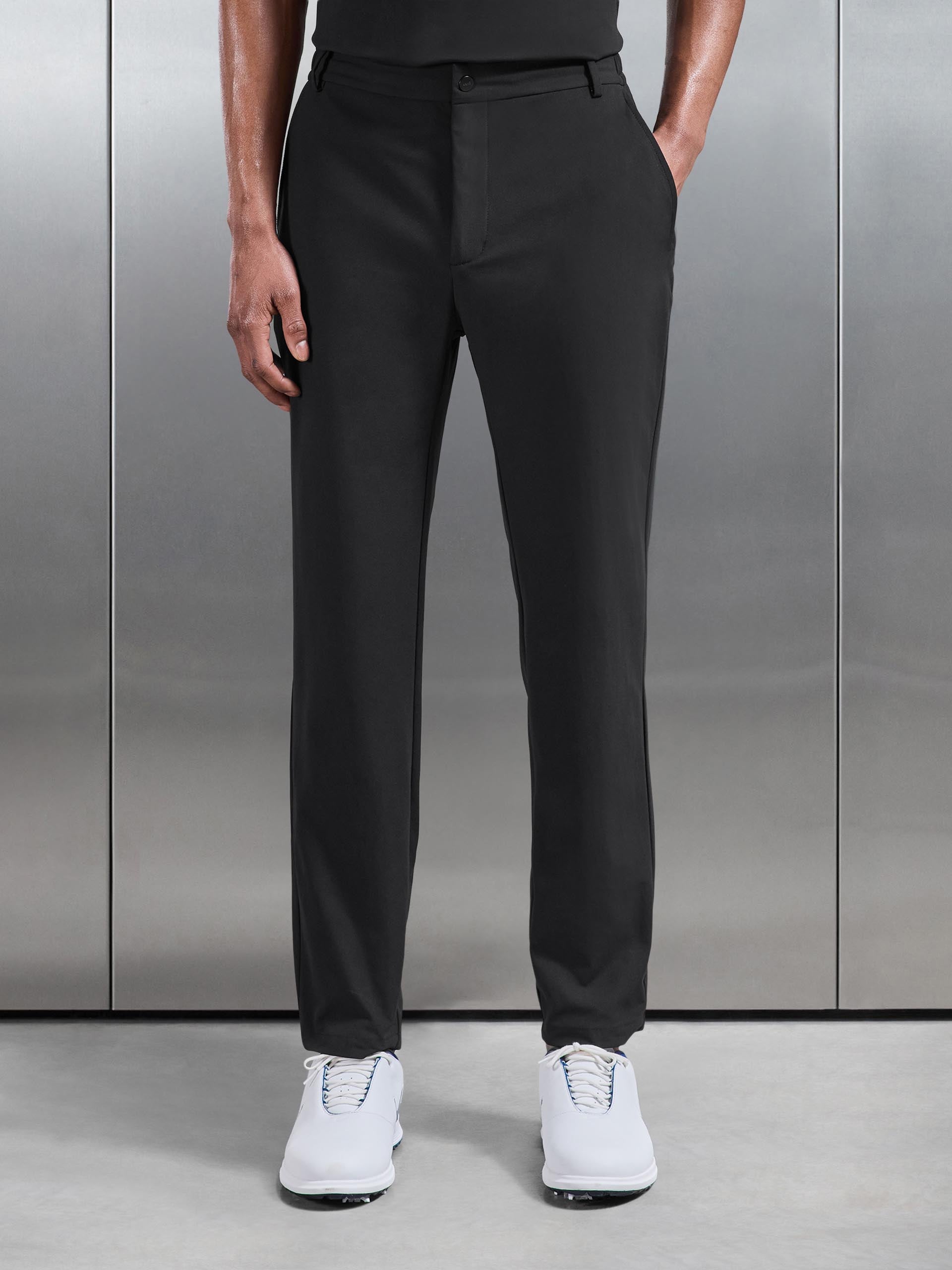 Mens Golf Trouser in Black