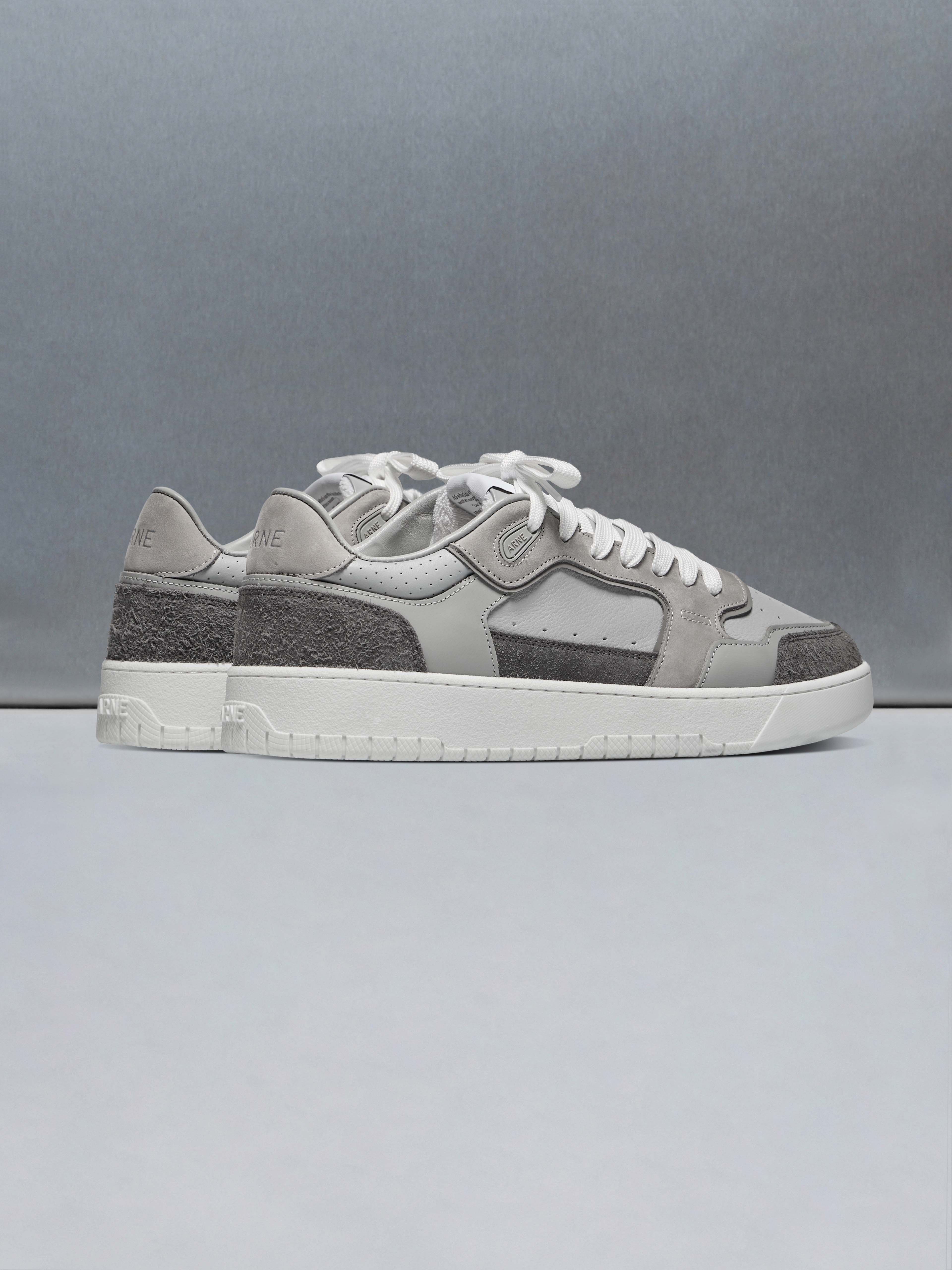 Mens Hoop Trainer in Grey