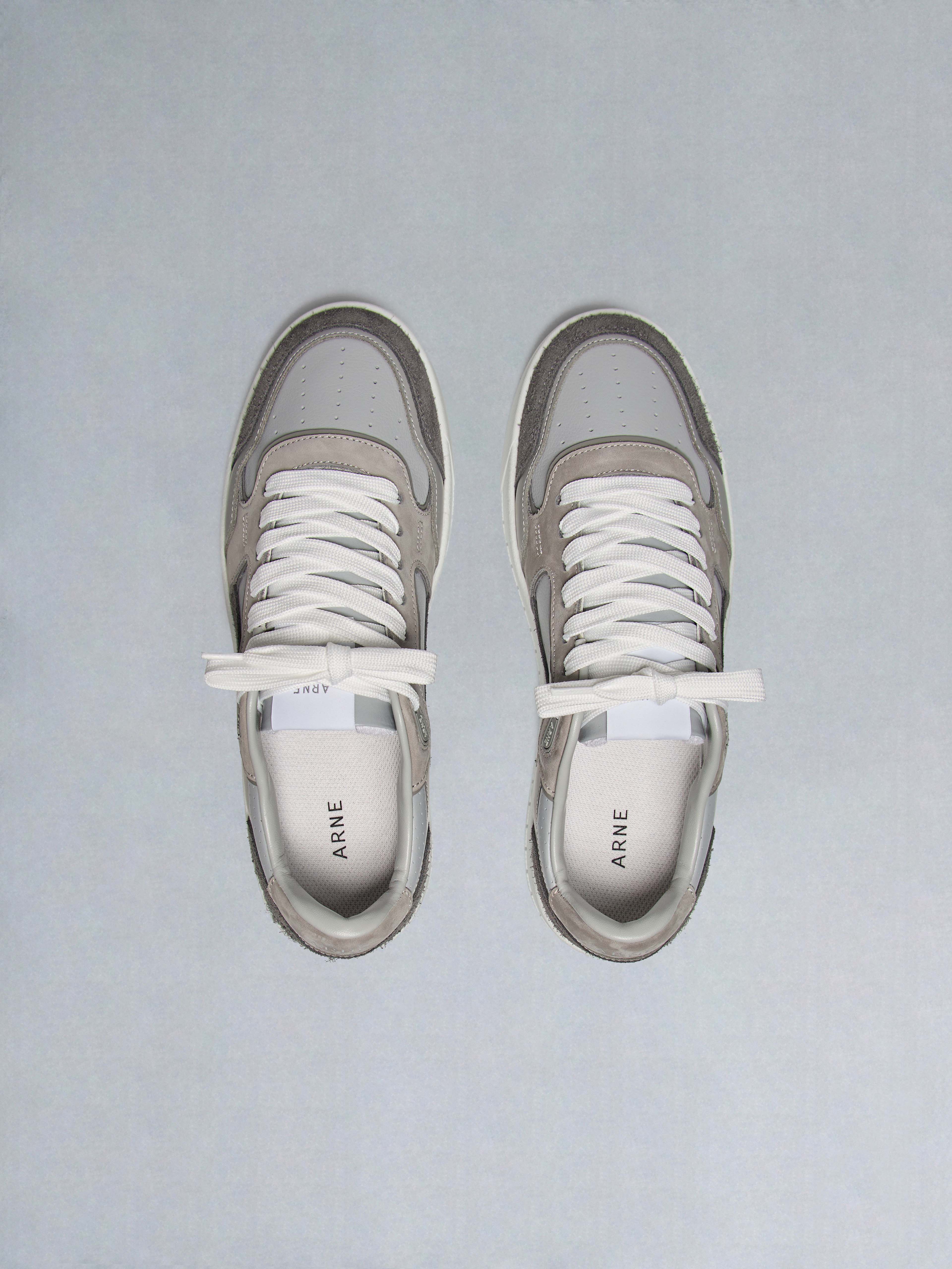 Mens Hoop Trainer in Grey