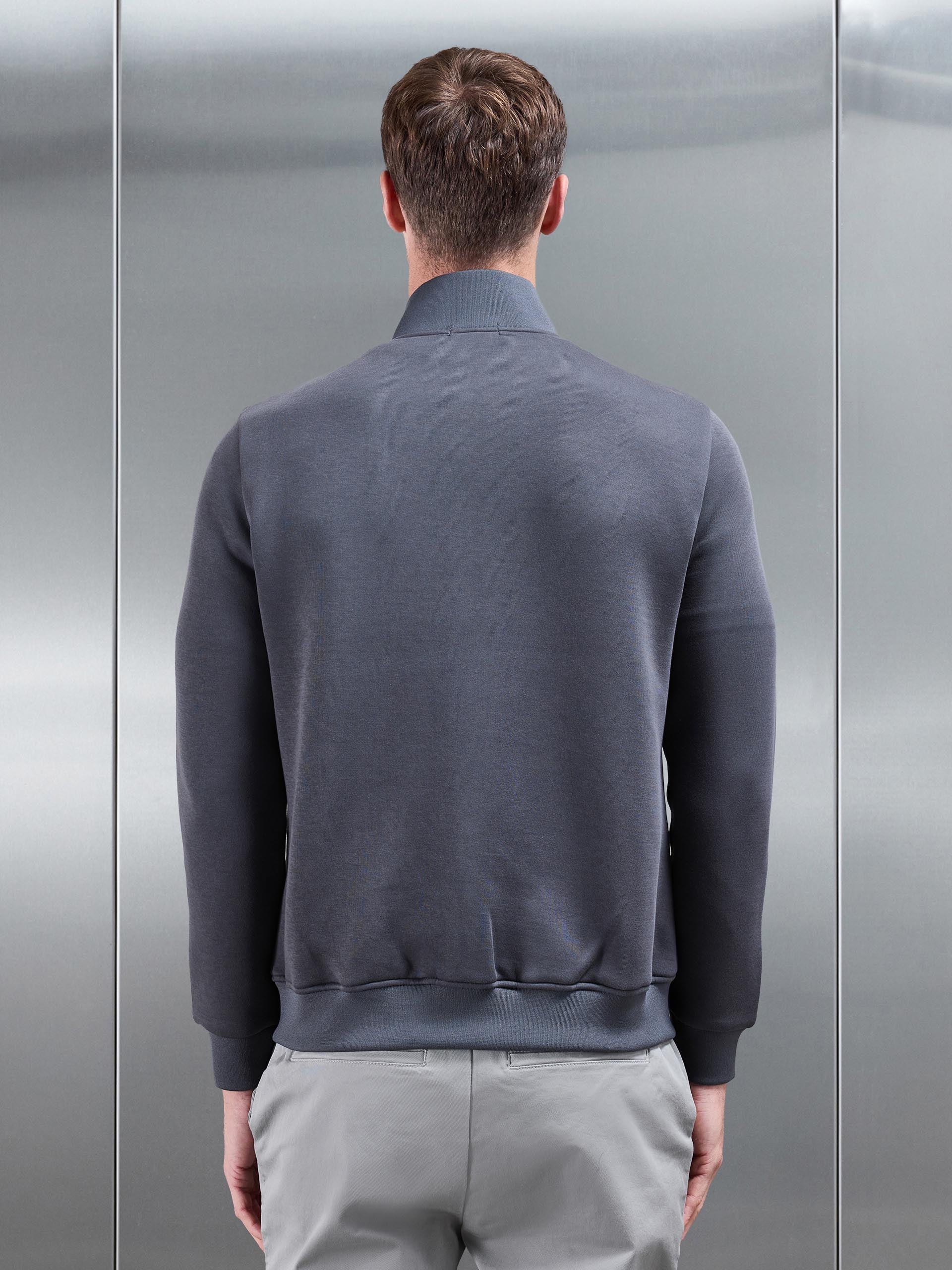 Mens Hybrid Cargo Jacket in Grey
