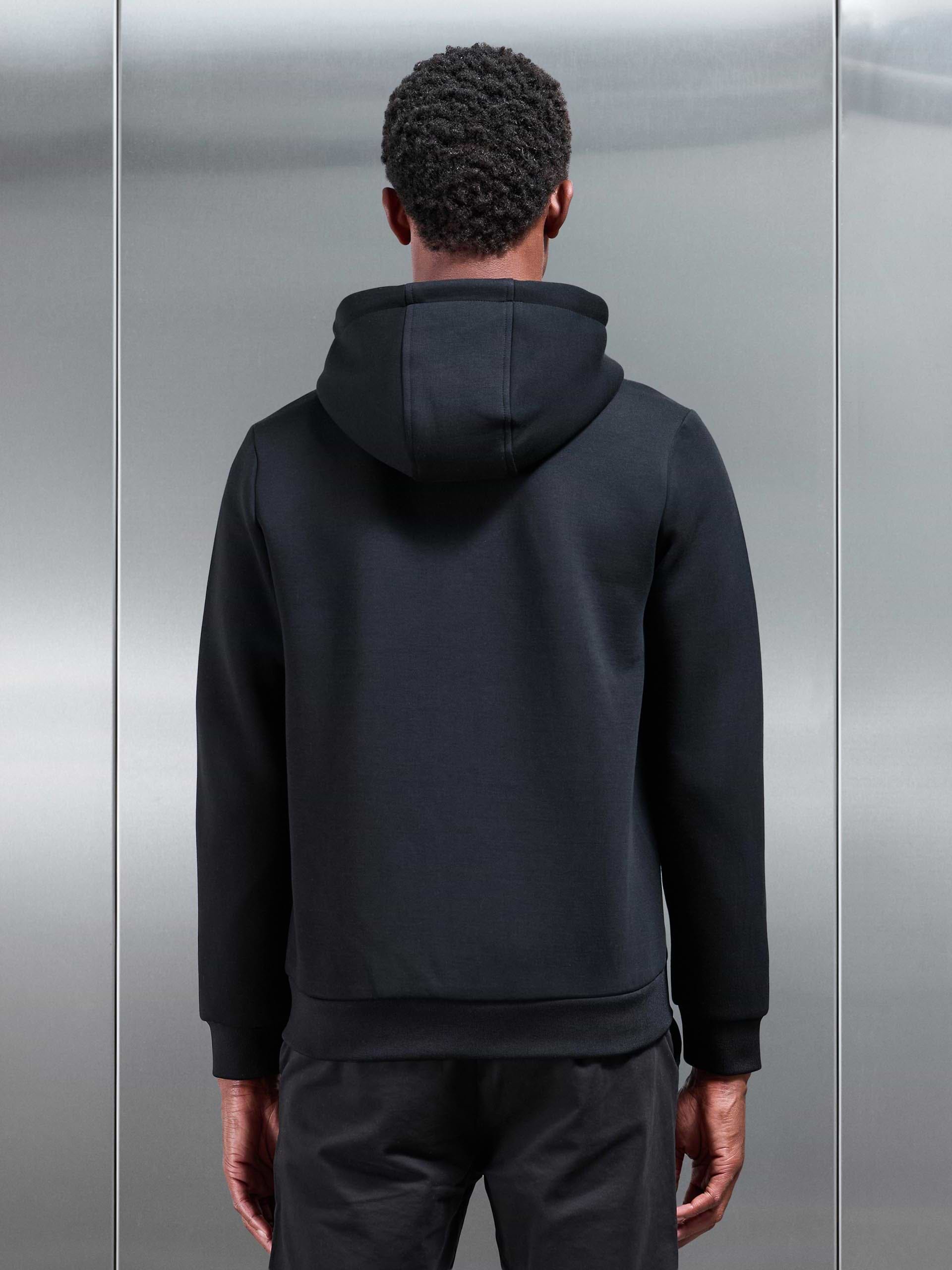 Hybrid Panel Windbreaker in Black