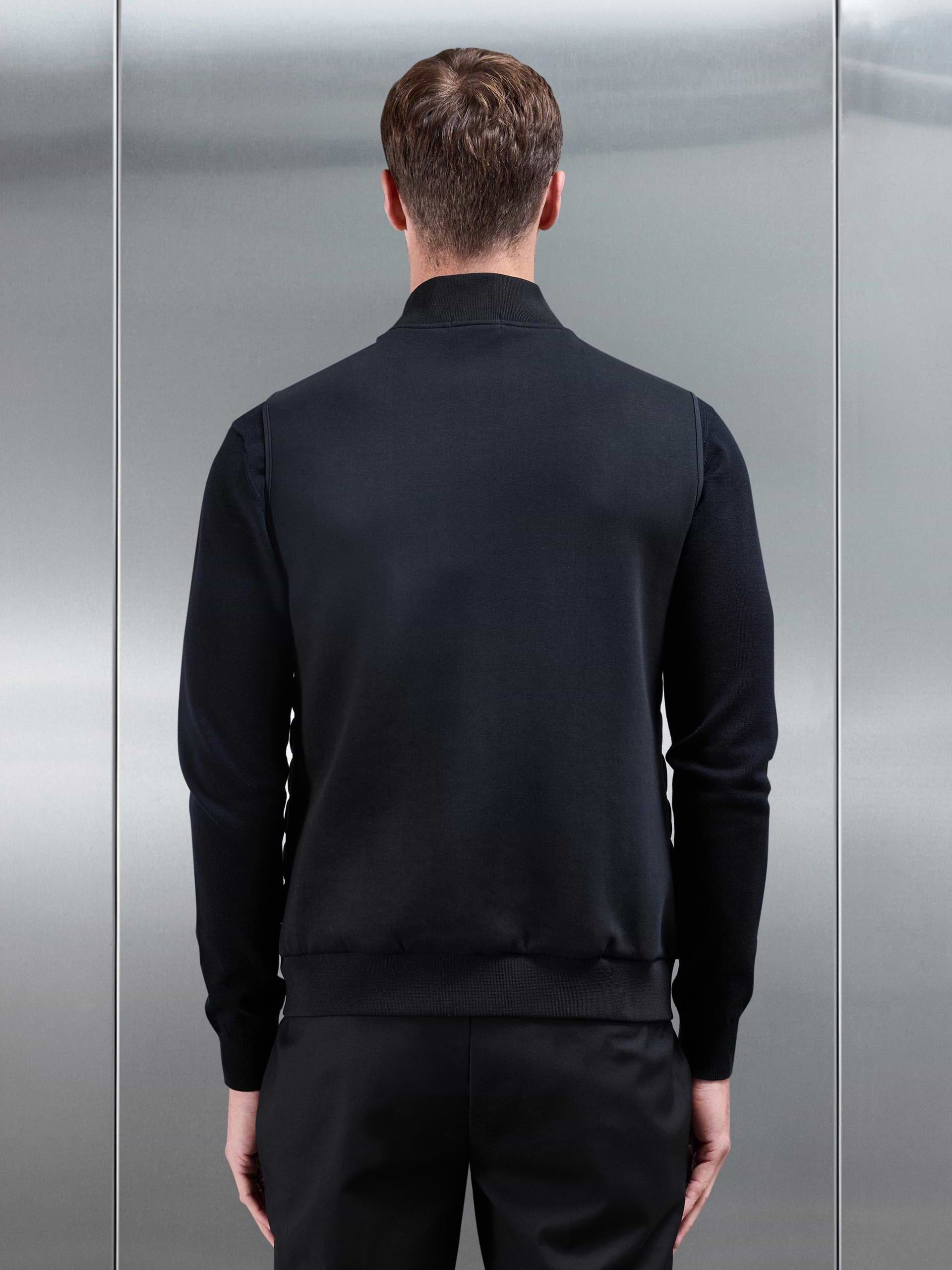 Hybrid Quilted Gilet in Black