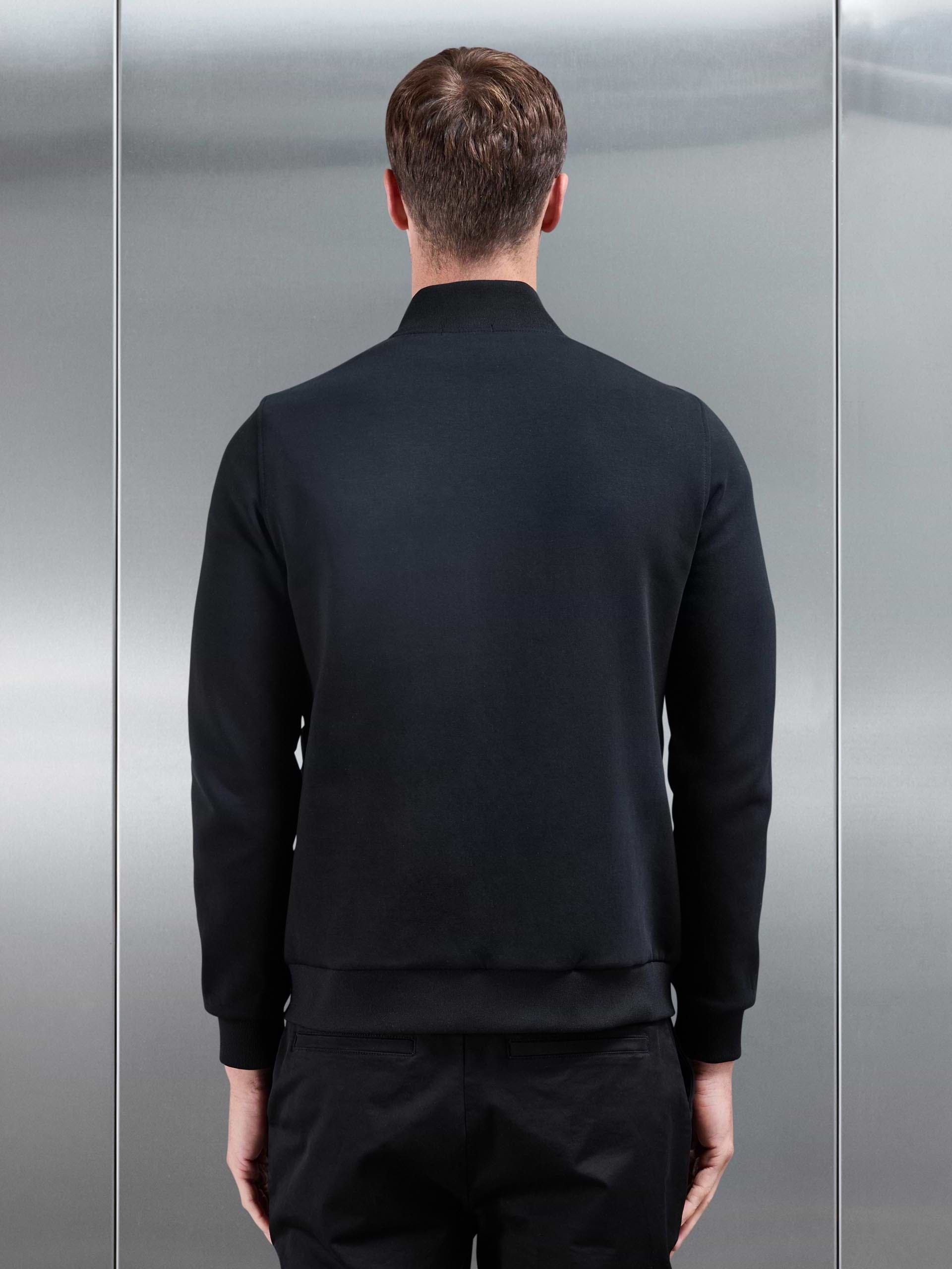 Hybrid Quilted Jacket in Black