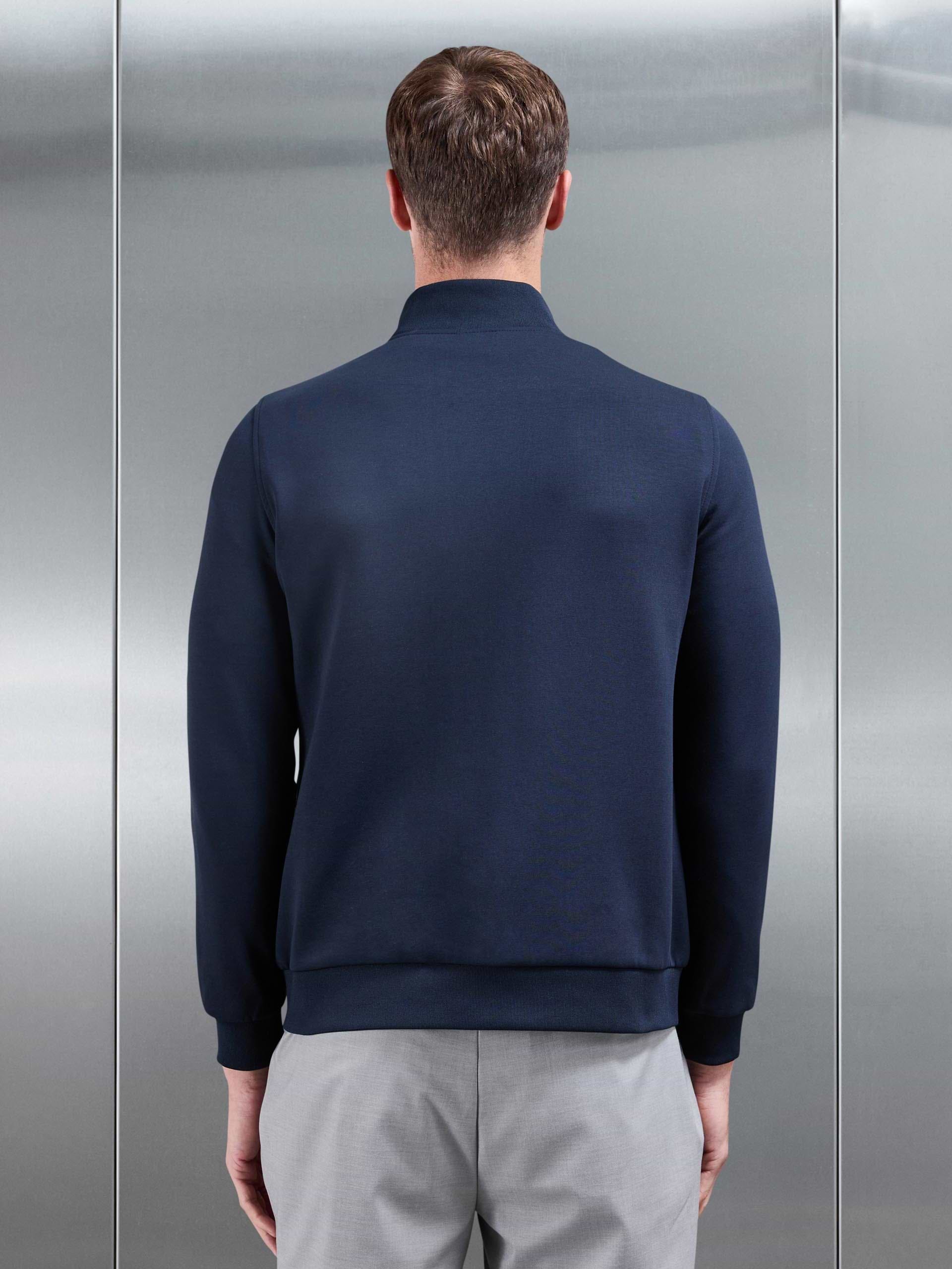 Hybrid Quilted Jacket in Navy