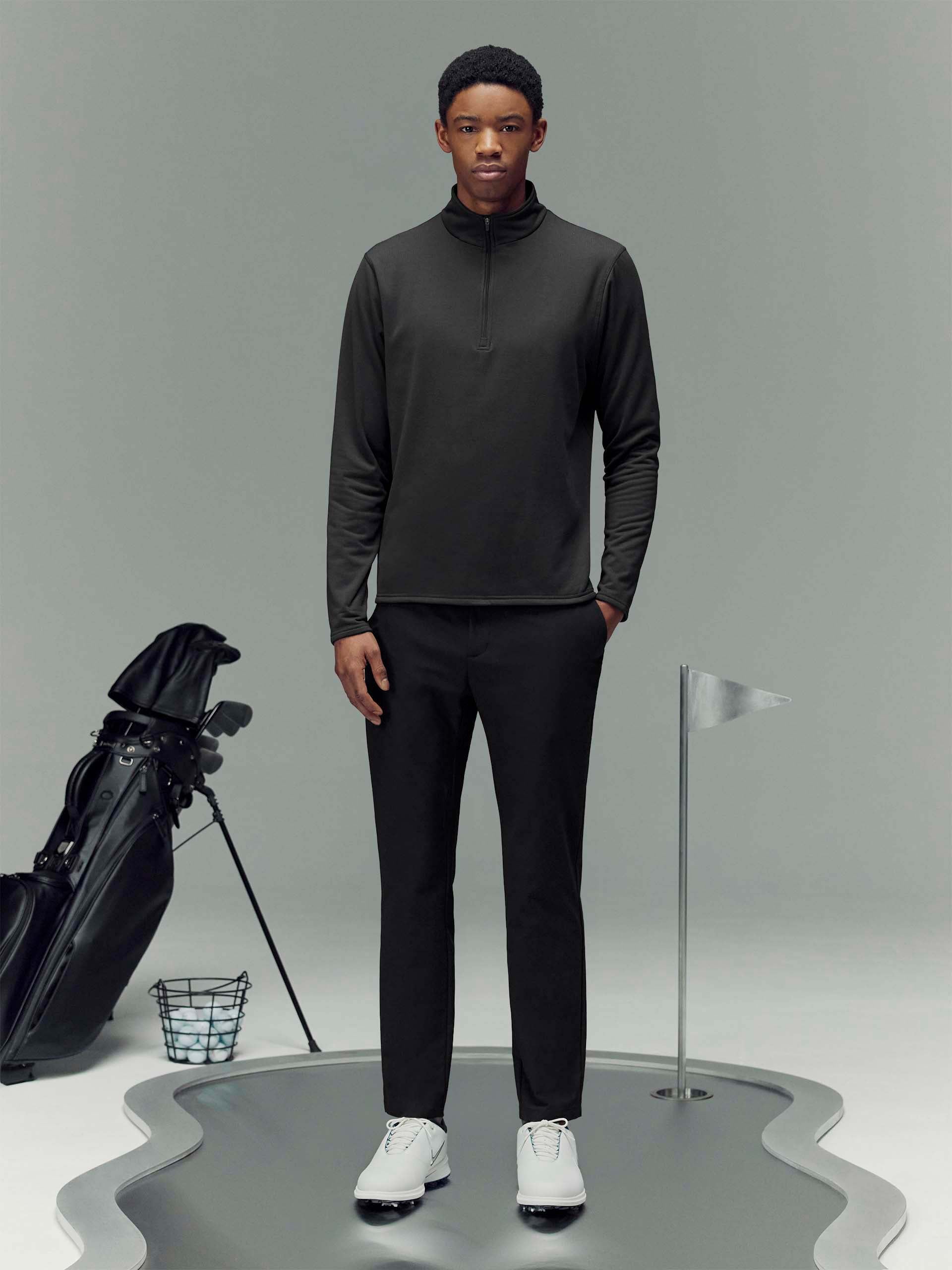 Mens Insulating Golf Mid Layer in Grey