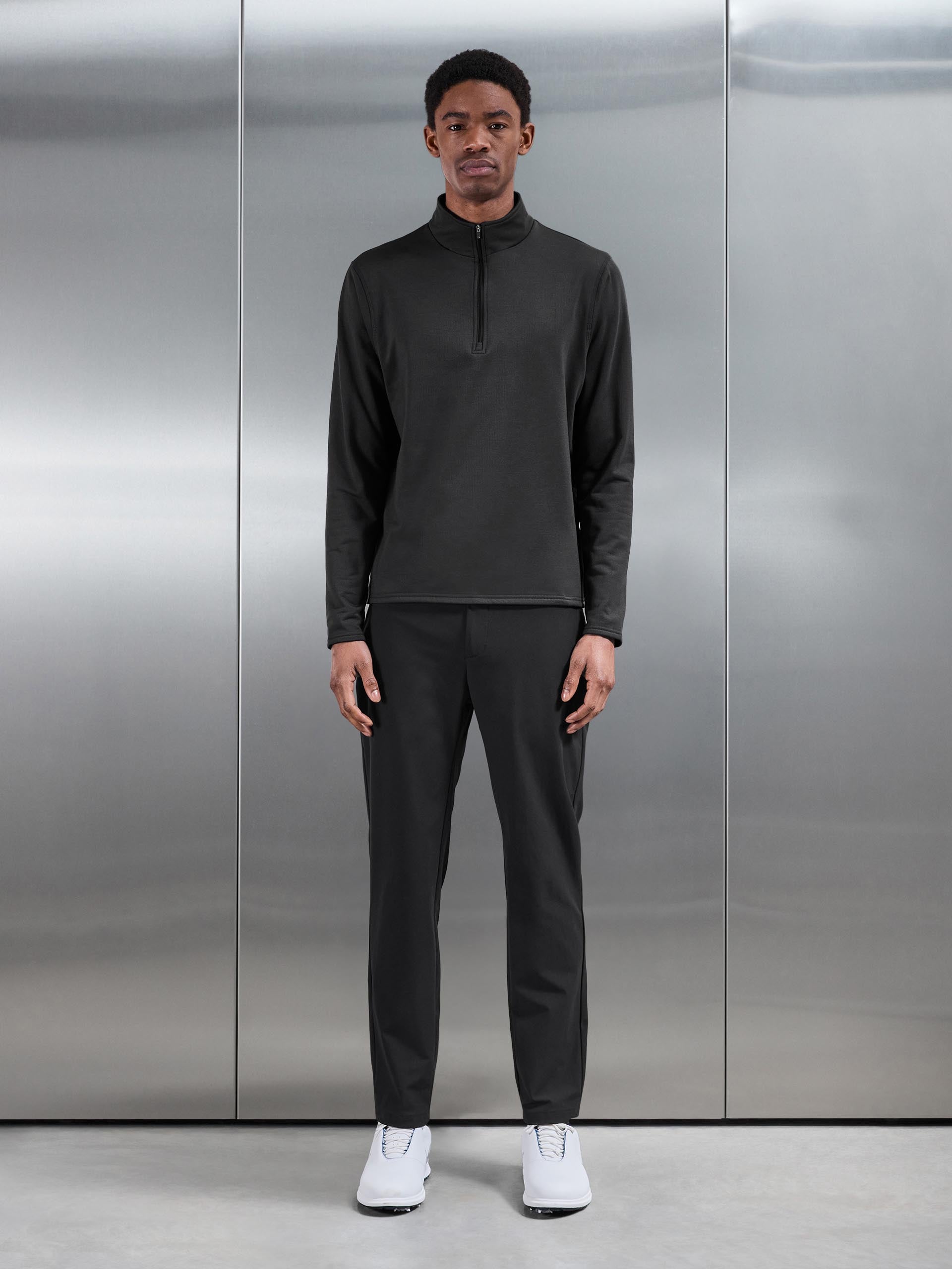Mens Insulating Golf Mid Layer in Grey