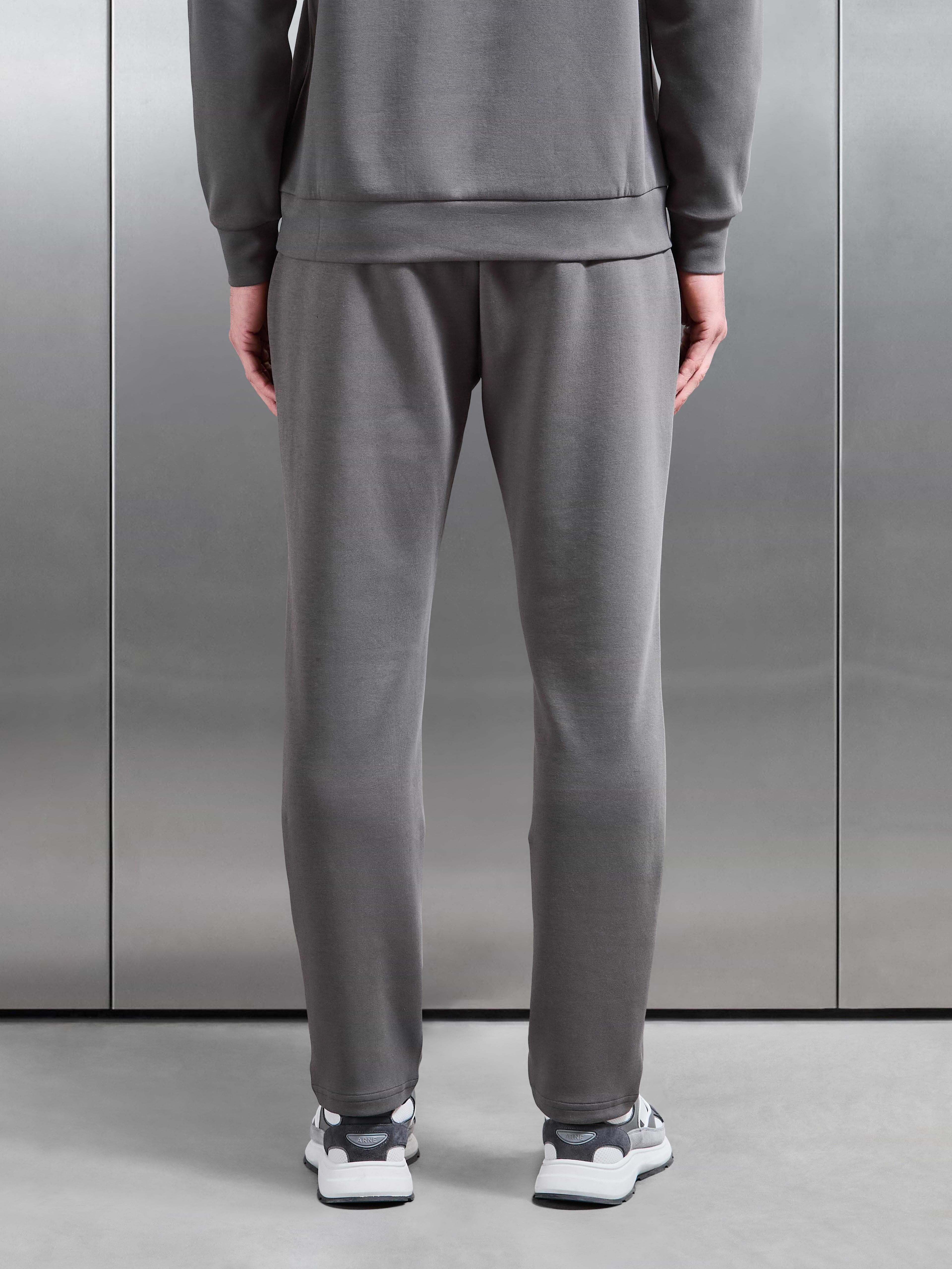 Interlock Jersey Essential Jogger in Charcoal