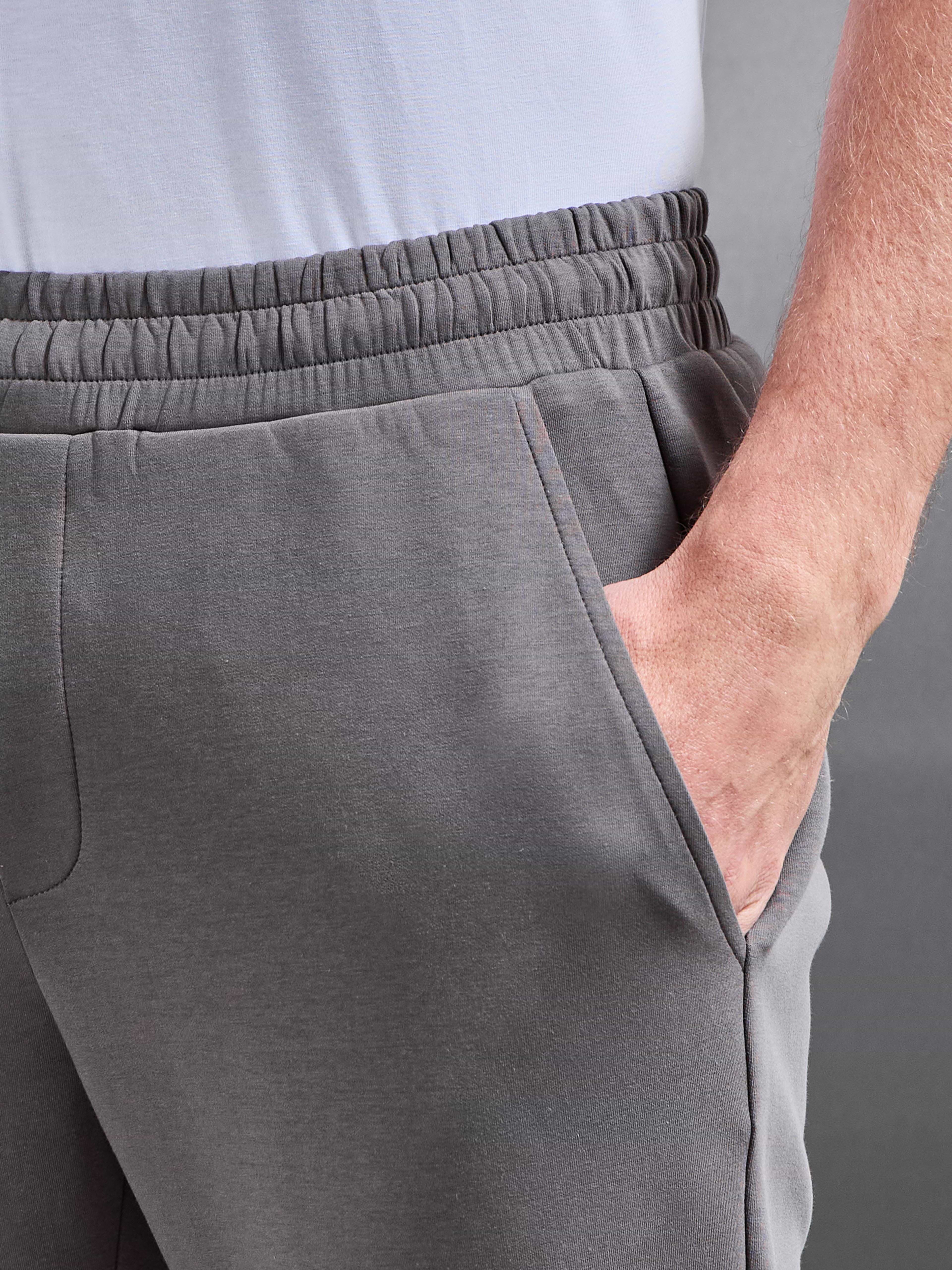Interlock Jersey Essential Jogger in Charcoal