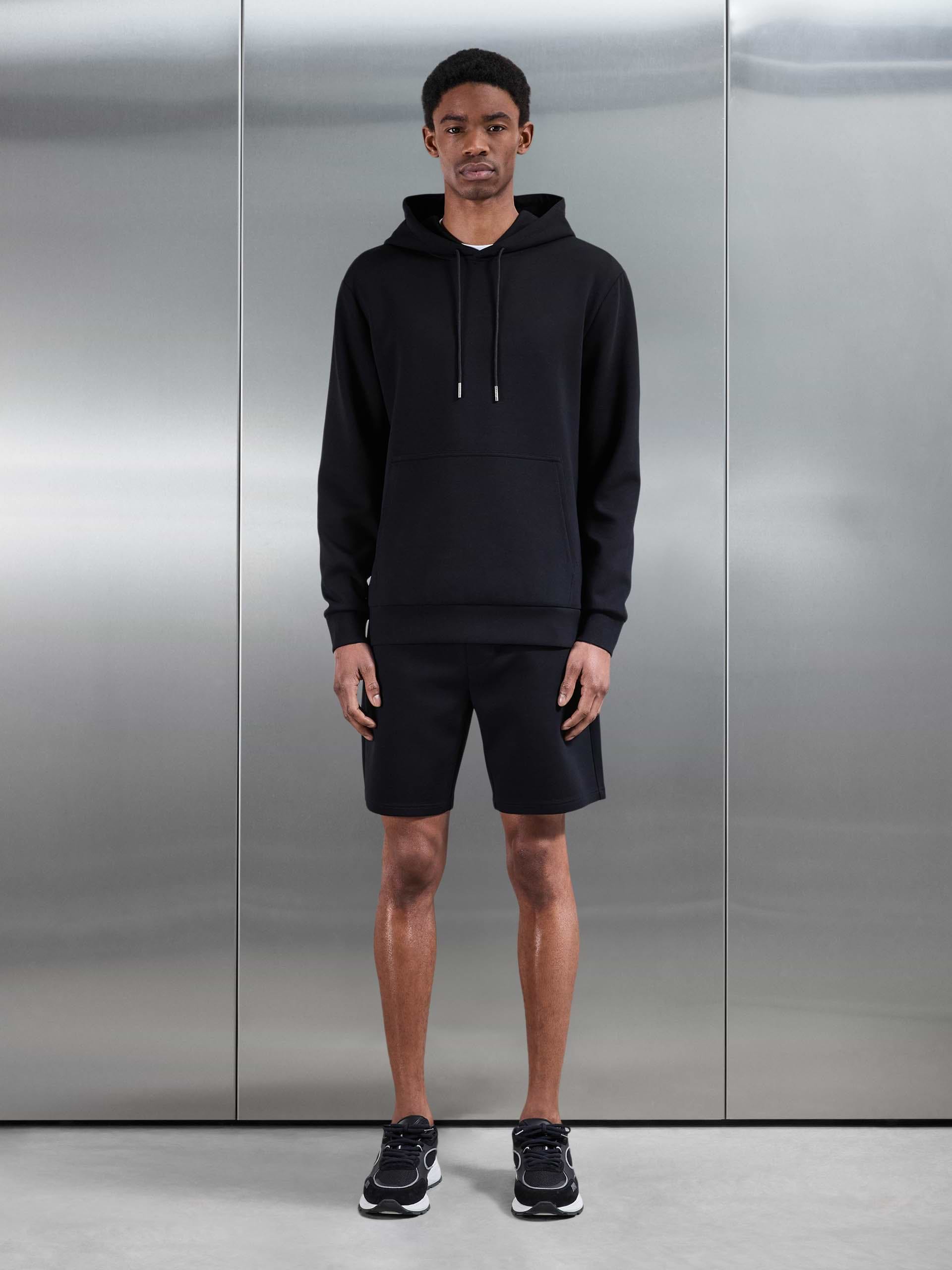 Mens Interlock Jersey Short in Black