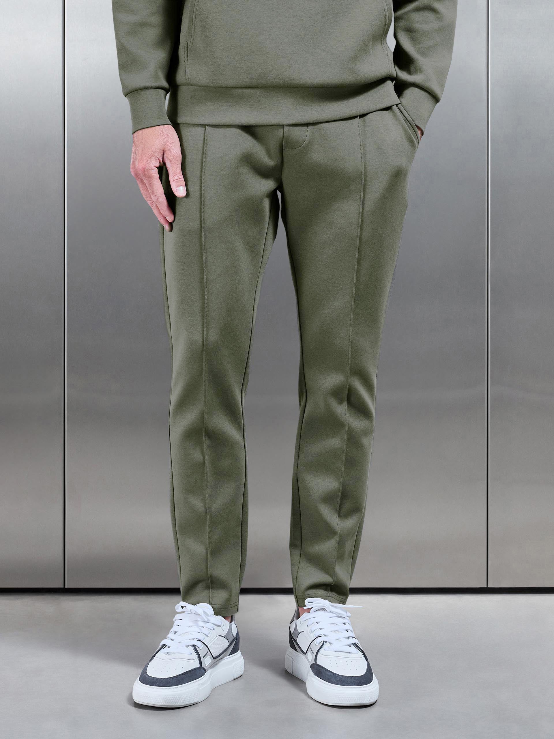 Interlock Jersey Tapered Jogger in Sage