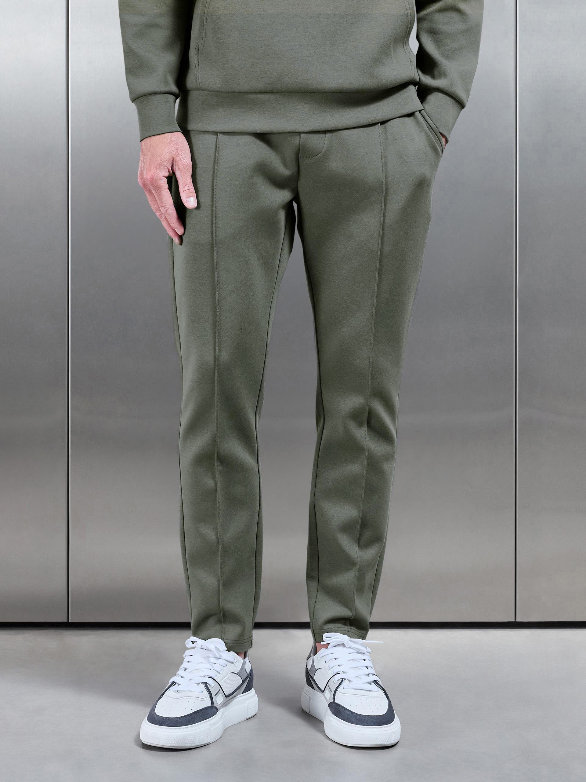 Interlock Jersey Tapered Jogger in Sage