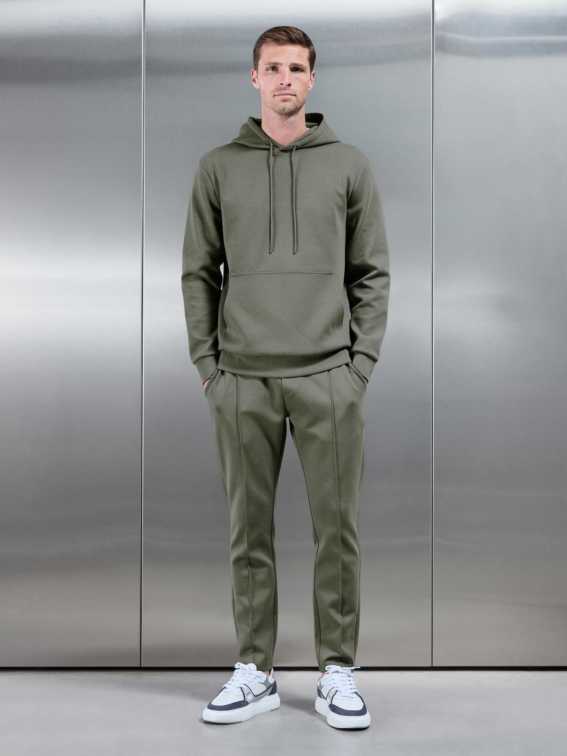 Interlock Jersey Tapered Jogger in Sage
